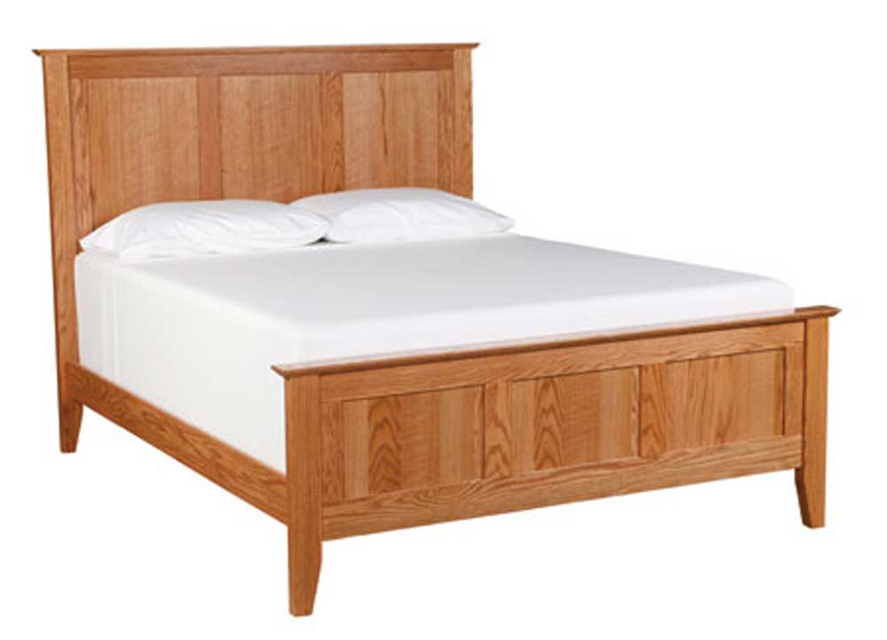 Simply Amish Shaker Amish SBSHK05B3 Queen Panel Bed Becker Furniture
