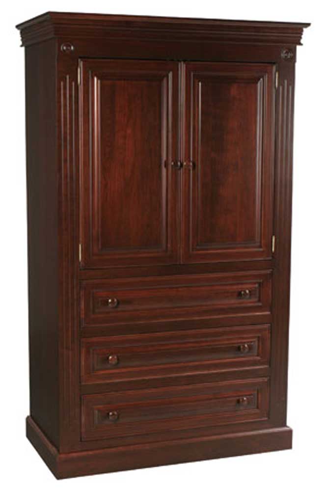 Simply Amish Imperial Amish MEI38WR3 Imperial 3Drawer Wardrobe Mueller Furniture Armoires