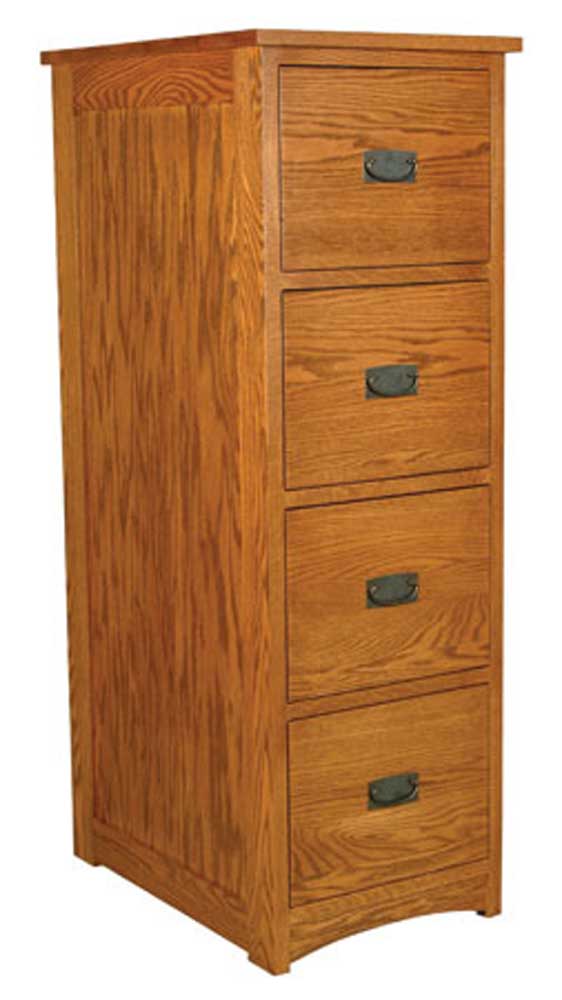 Simply Amish Prairie Mission WSPM4D Prairie Mission 4Drawer File
