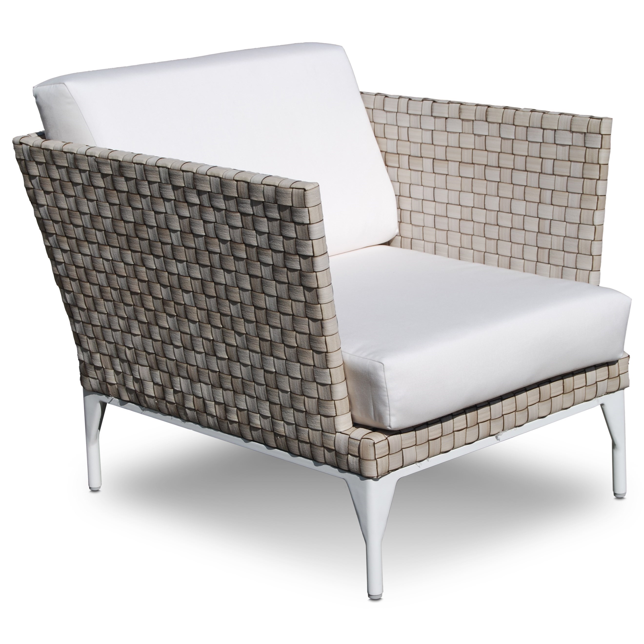 Skyline Design BRAFTA 22931+C Outdoor Armchair with Woven Frame Baer