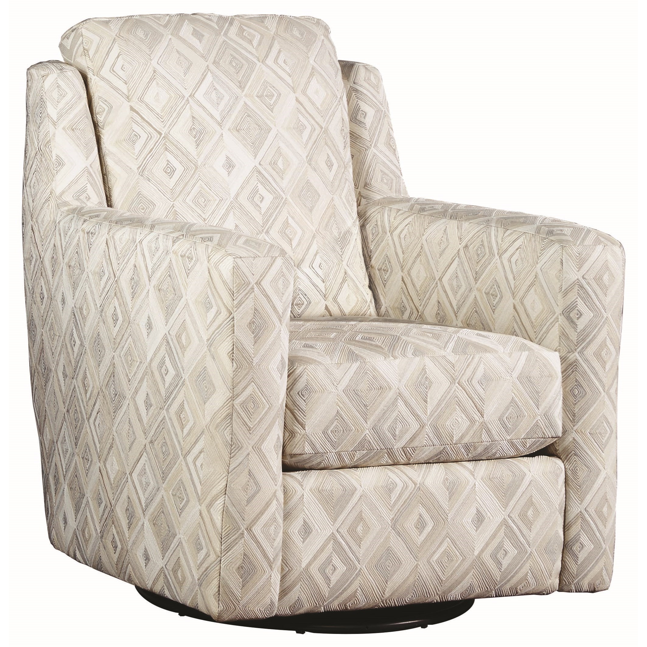 Southern Motion Diva Contemporary Swivel Glider with Track Arms Lindy