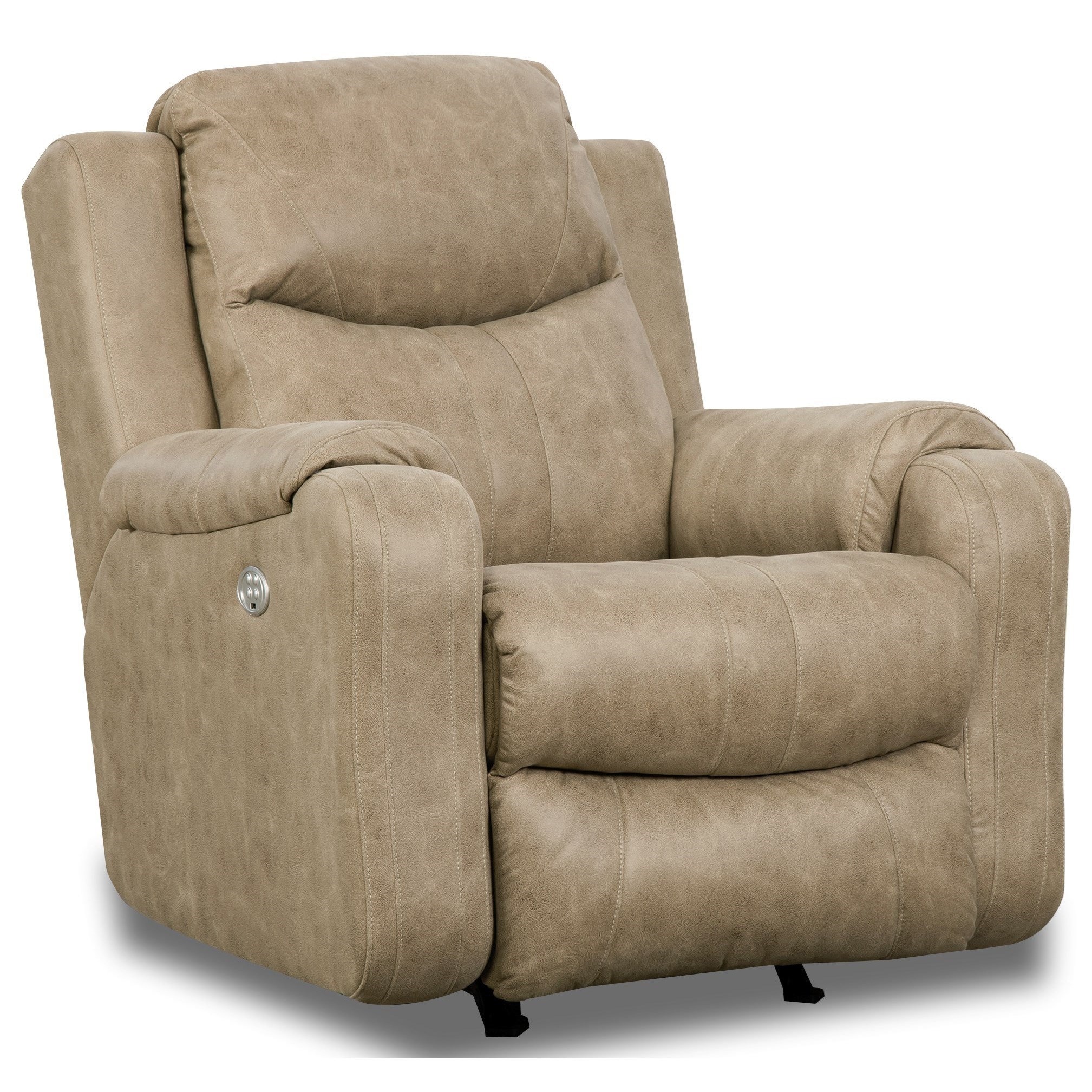 Southern Motion Marvel Rocker Recliner with Power Headrest | Howell ...
