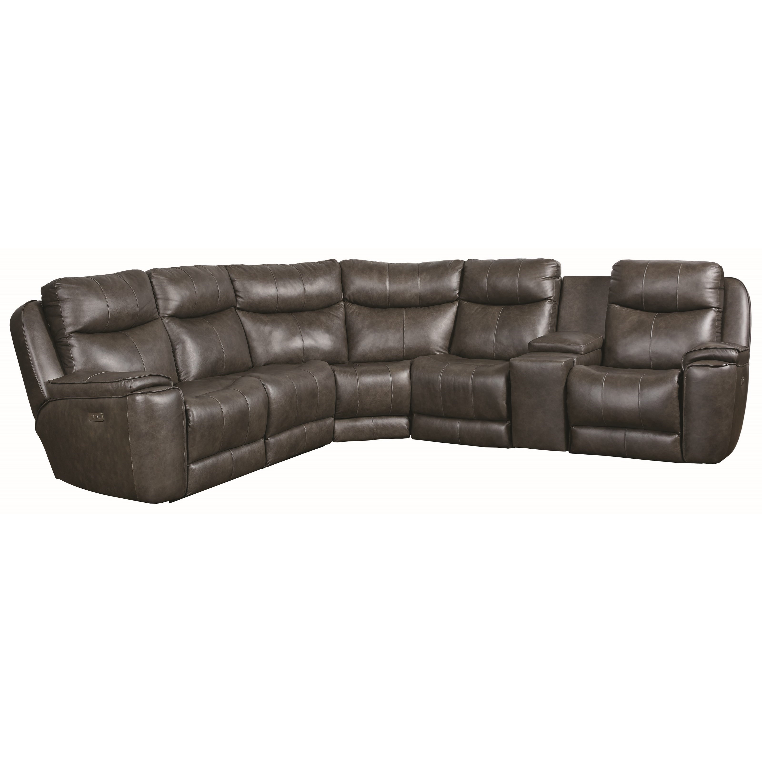 Southern Motion Showstopper Power Headrest Reclining Sectional Godby
