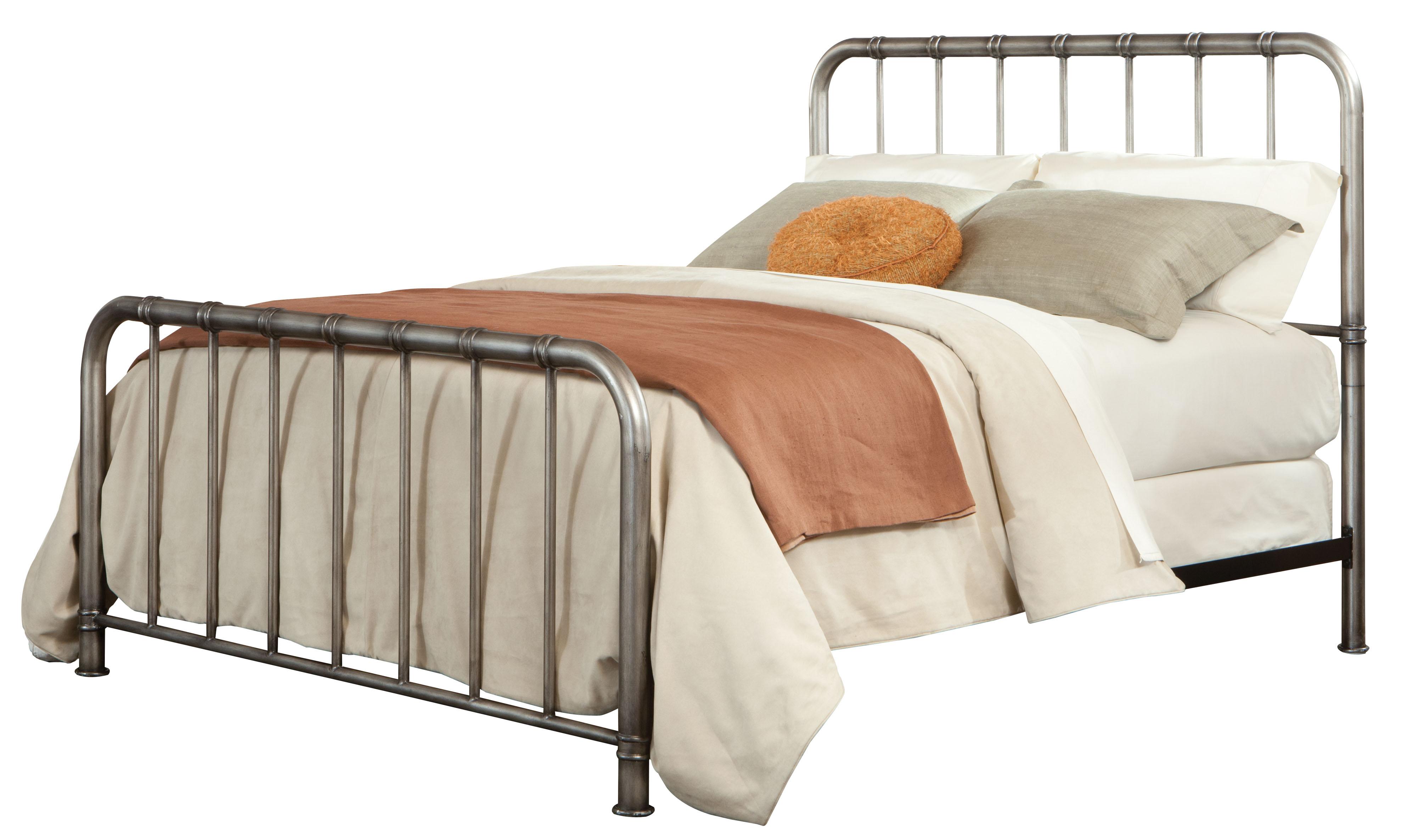 Standard Furniture Tristen Queen Metal Bed with Tubular Steel Knight