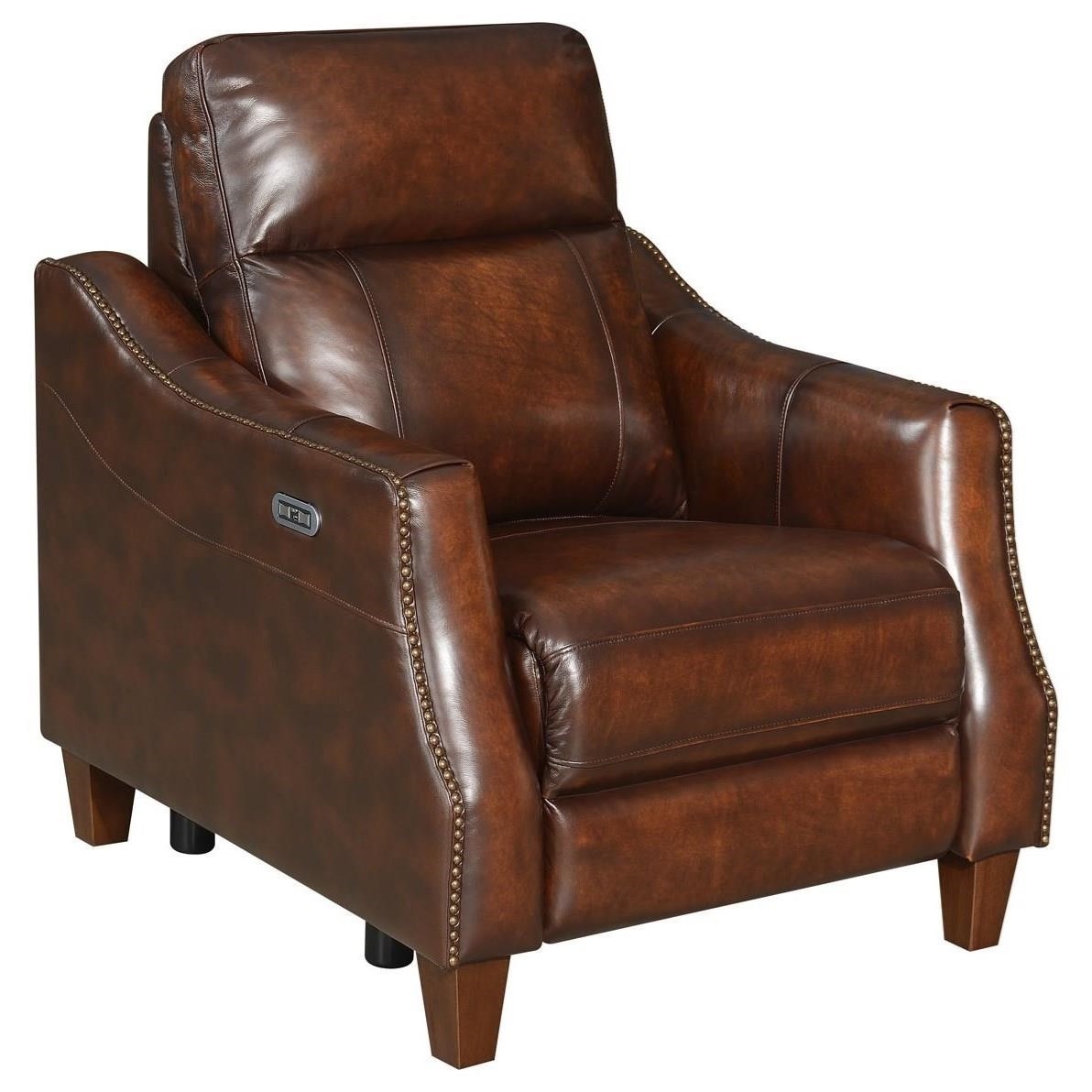 Steve Silver Akari Transitional DualPower Recliner Chair with USB