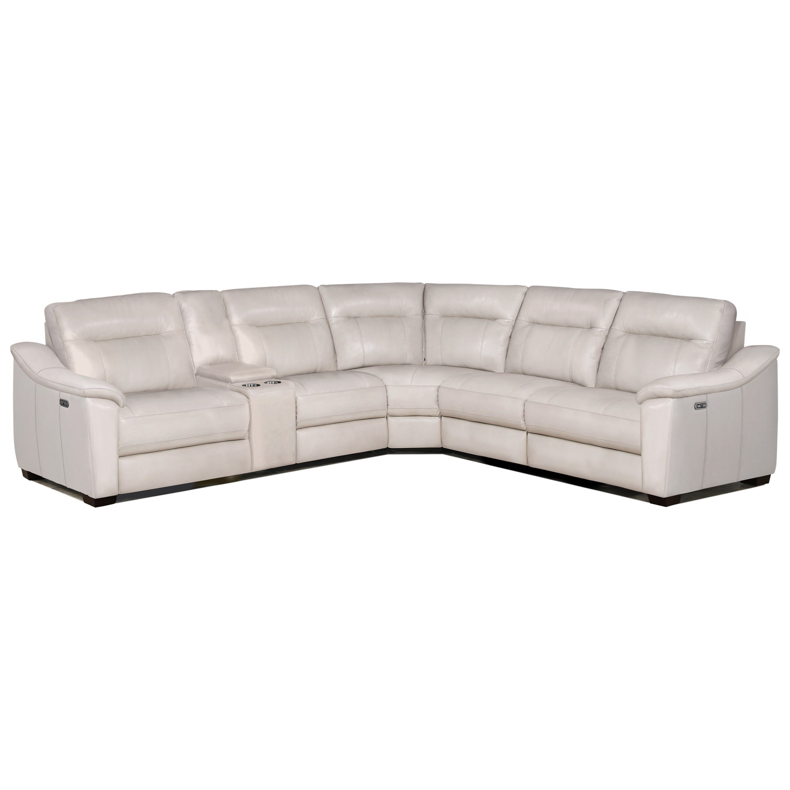 Steve Silver Casa Contemporary Power Reclining 6Piece Sectional with