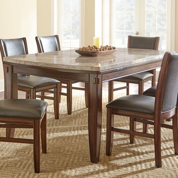 Steve Silver Eileen EE500T Marble Top Dining Table Northeast Factory