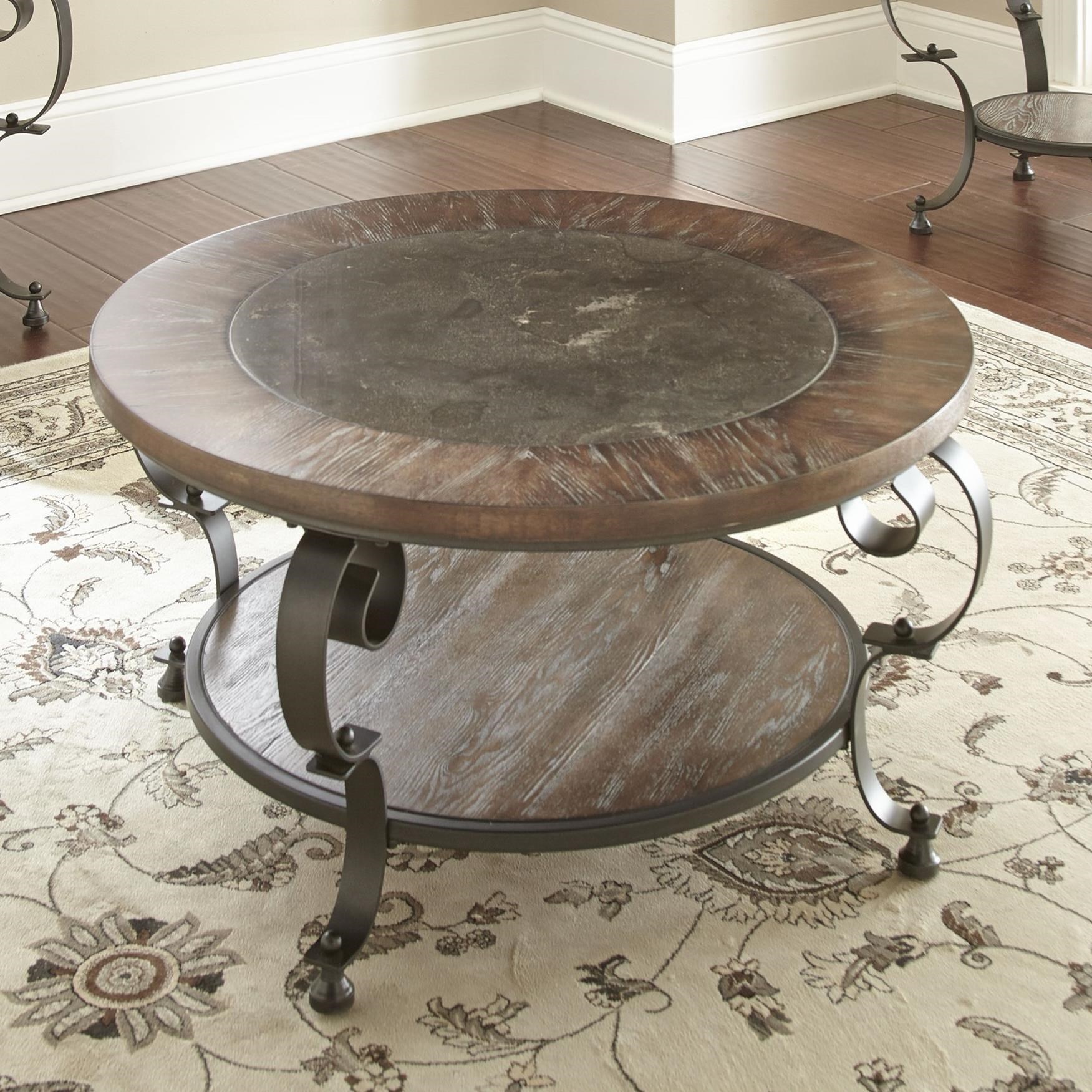 Round Slate Top Coffee Table Contemporary Slate Tile Coffee Table
