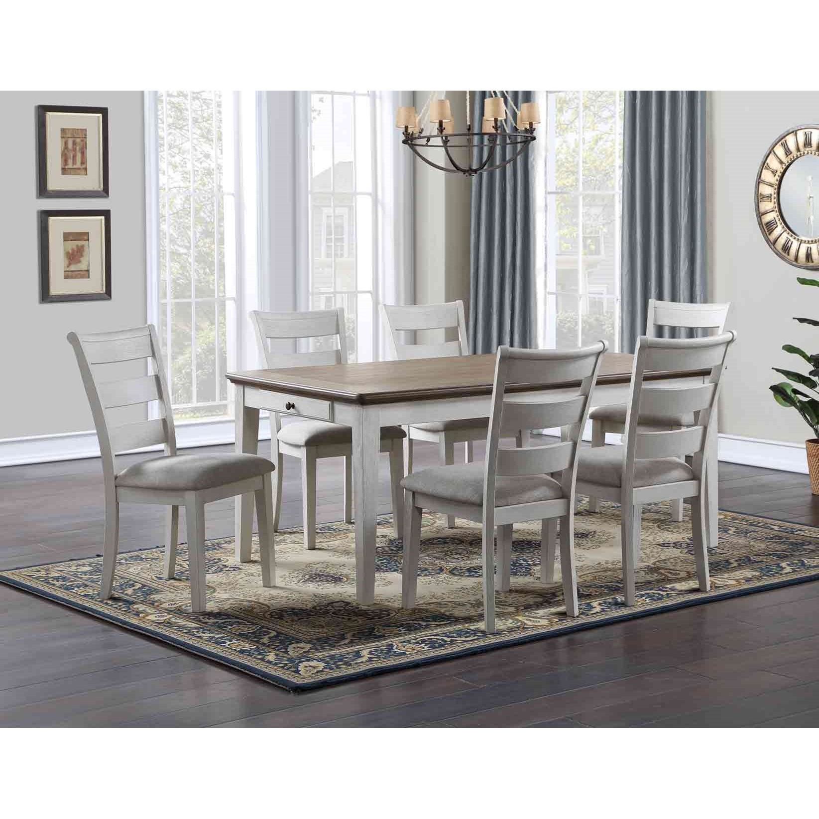 Steve Silver Pendleton Modern Farmhouse 7Piece Dining Set Walker's