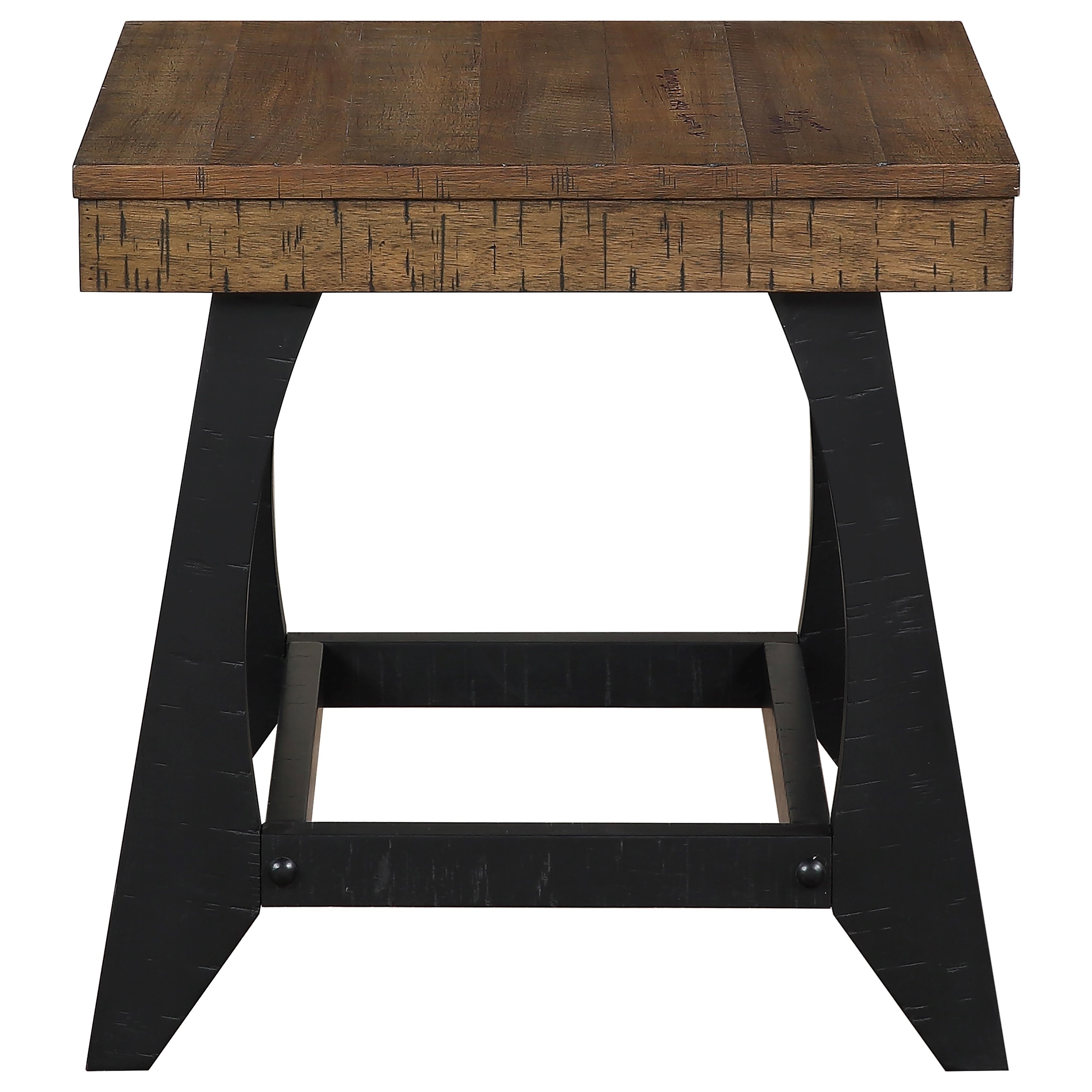 Steve Silver Ralston Rustic End Table A1 Furniture & Mattress End