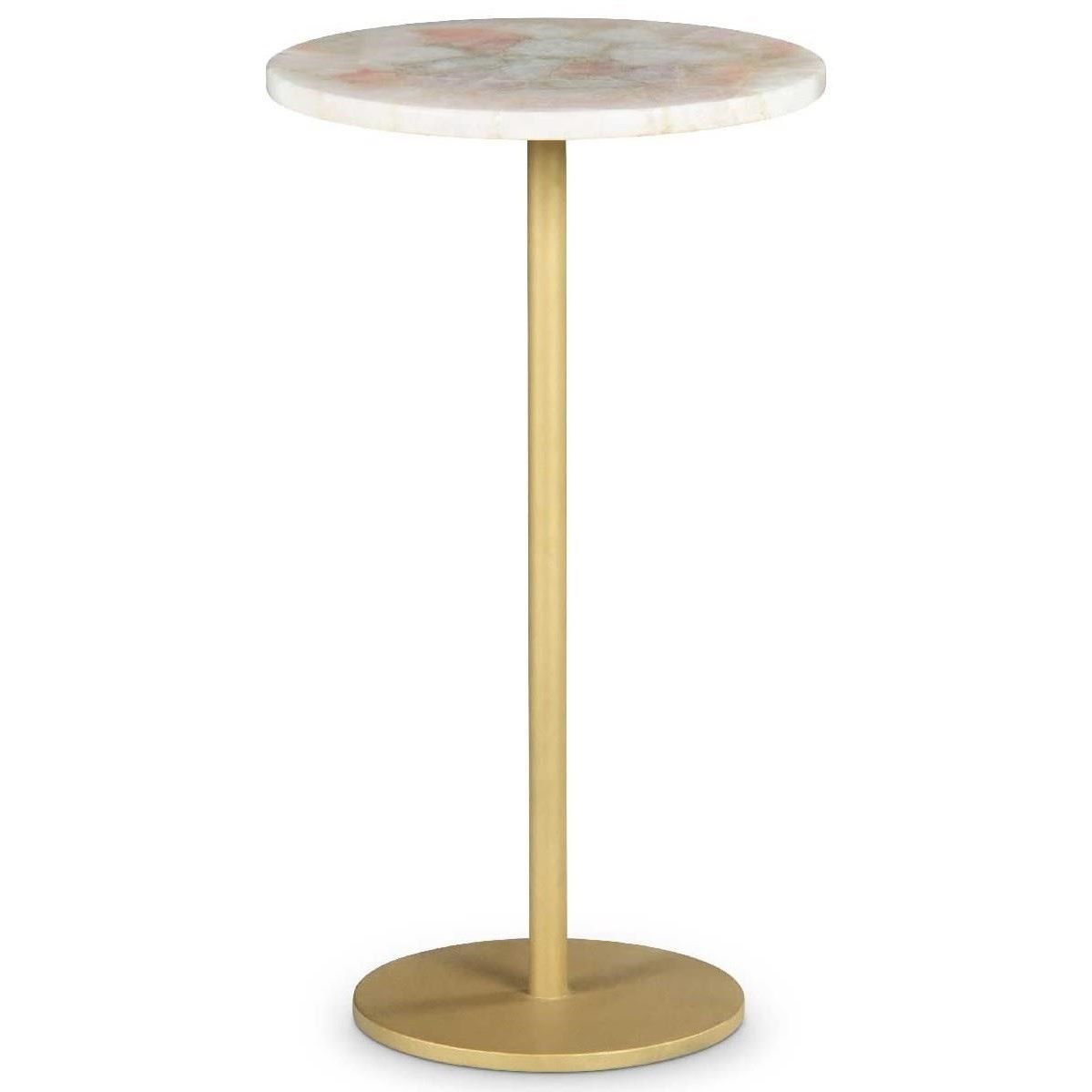 Steve Silver Rosie Rose Quartz Top Chairside End Table Wayside