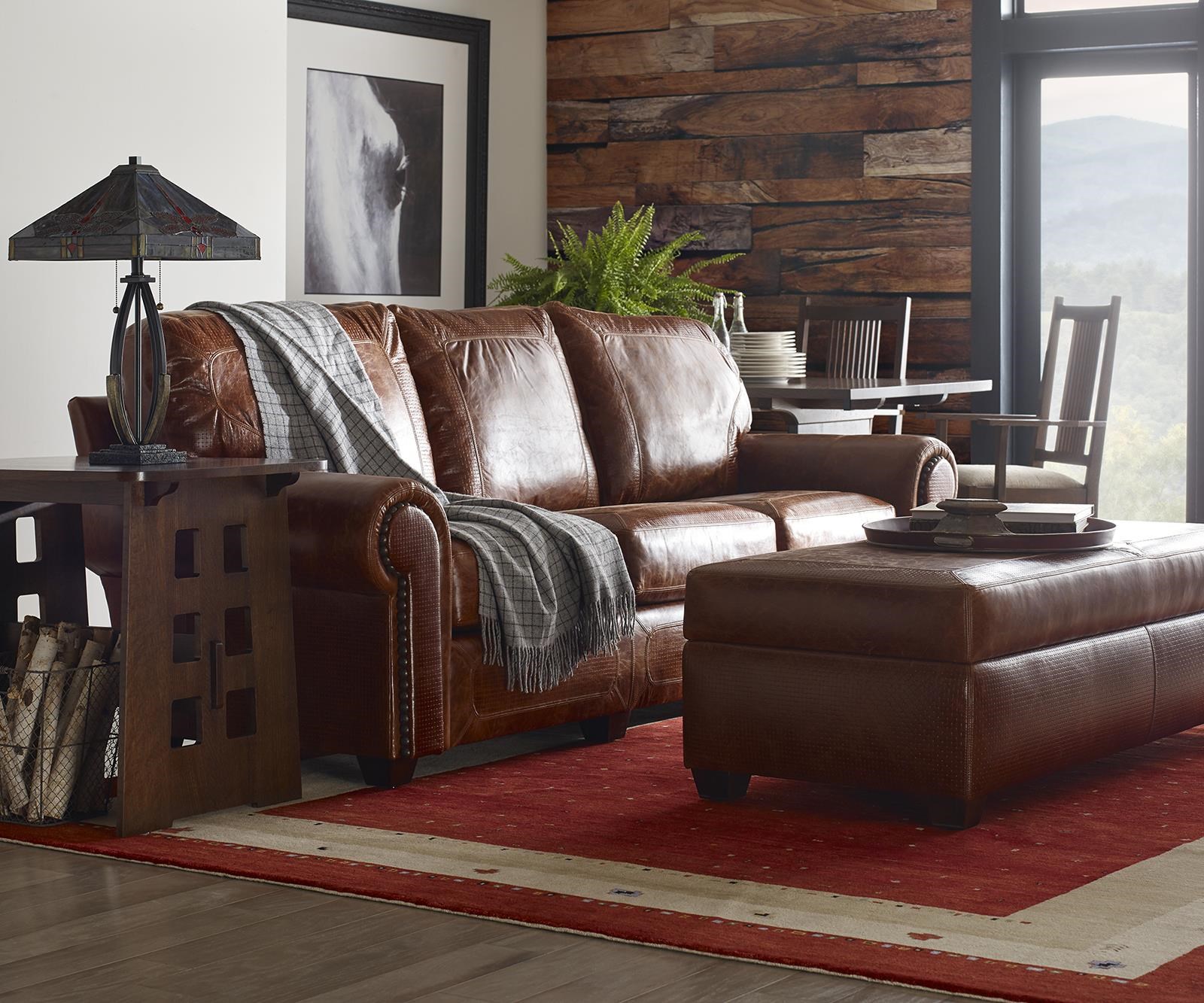 Stickley Upholstery Leather Sofa Williams & Kay Sofas