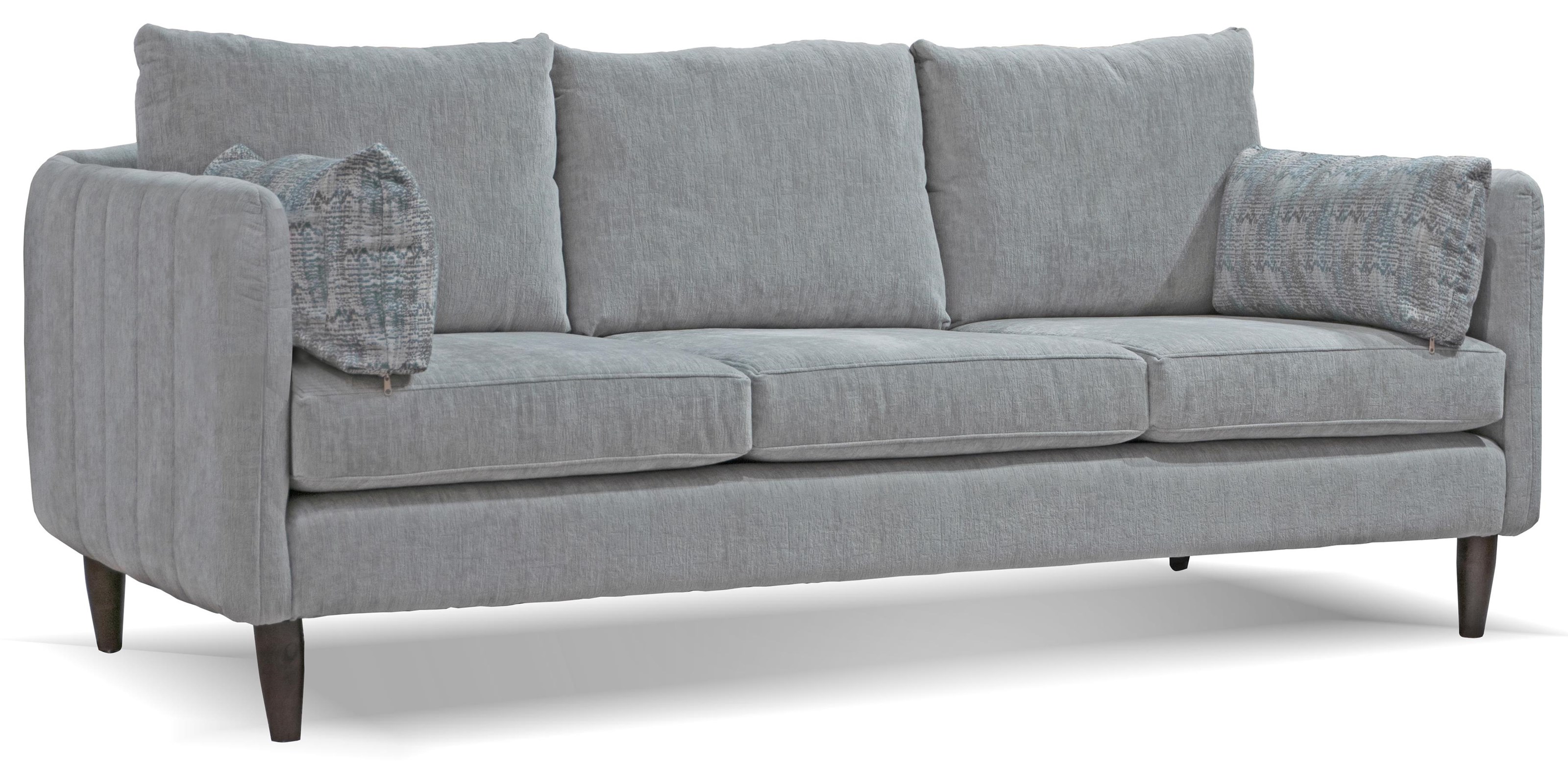 Stylus Fitz STL210202 Fitz S in Dream Chia (15) Sofa, Walnut Finish