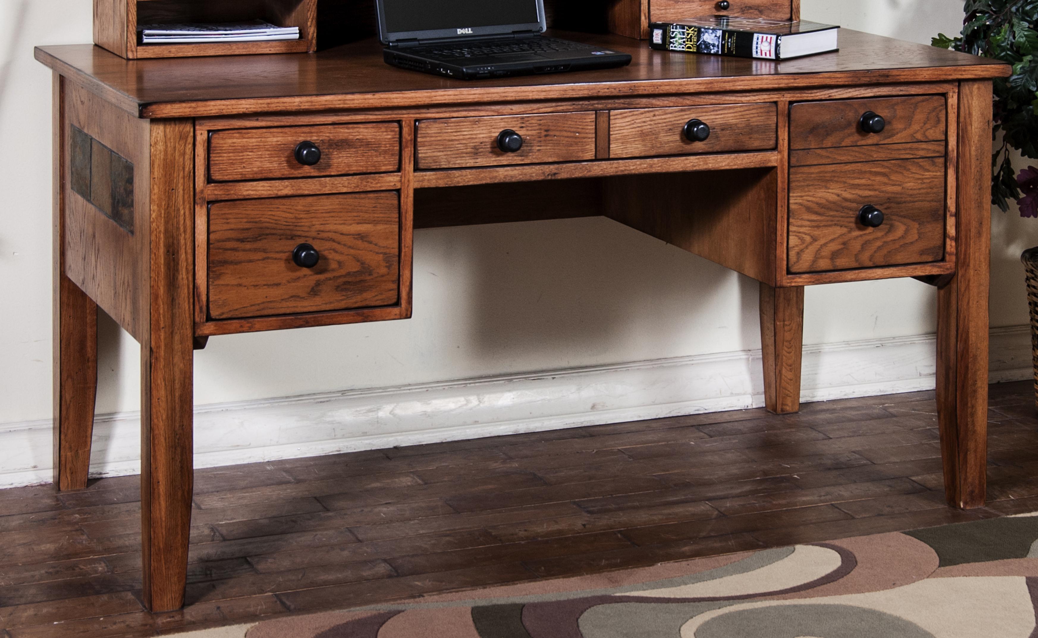 Sunny Designs Sedona Writing Desk with Keyboard Drawer Conlin's