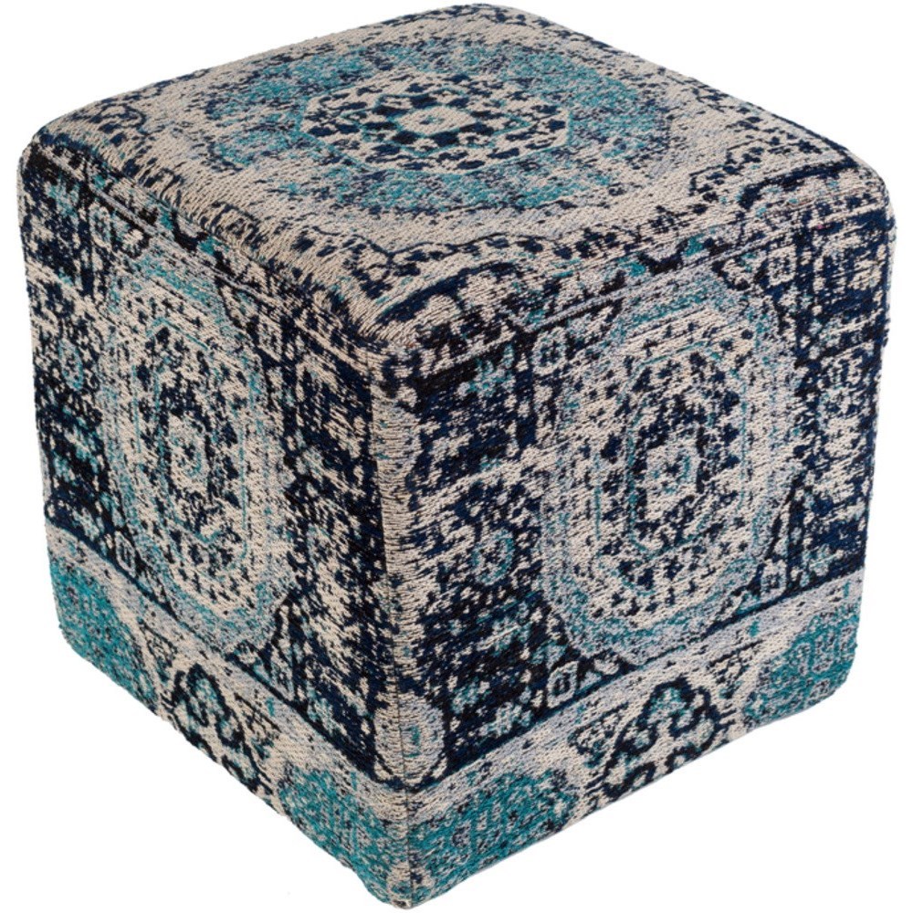 Surya Amsterdam AMPF003181818 18 x 18 x 18 Cube Pouf Upper Room Home
