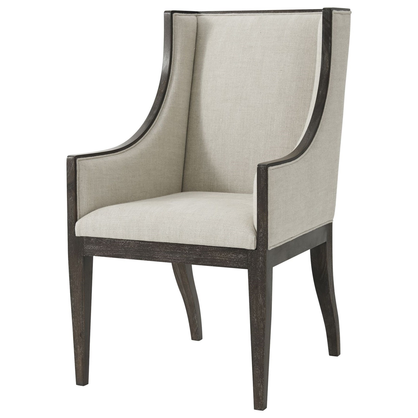 Theodore Alexander Corallo Englewood Armchair with Wing Back and