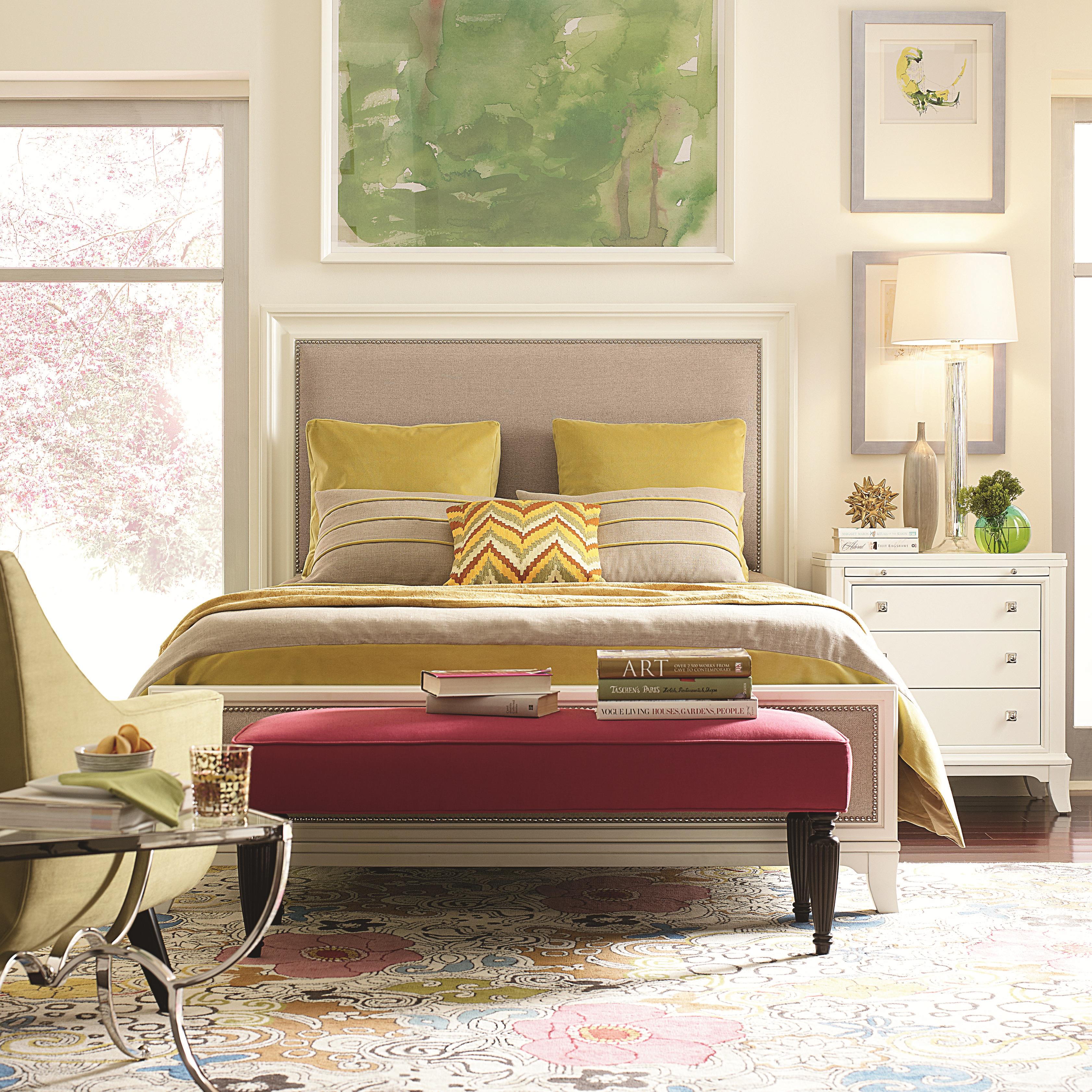 Thomasville® Manuscript King Upholstered Panel Bed Baer's Furniture