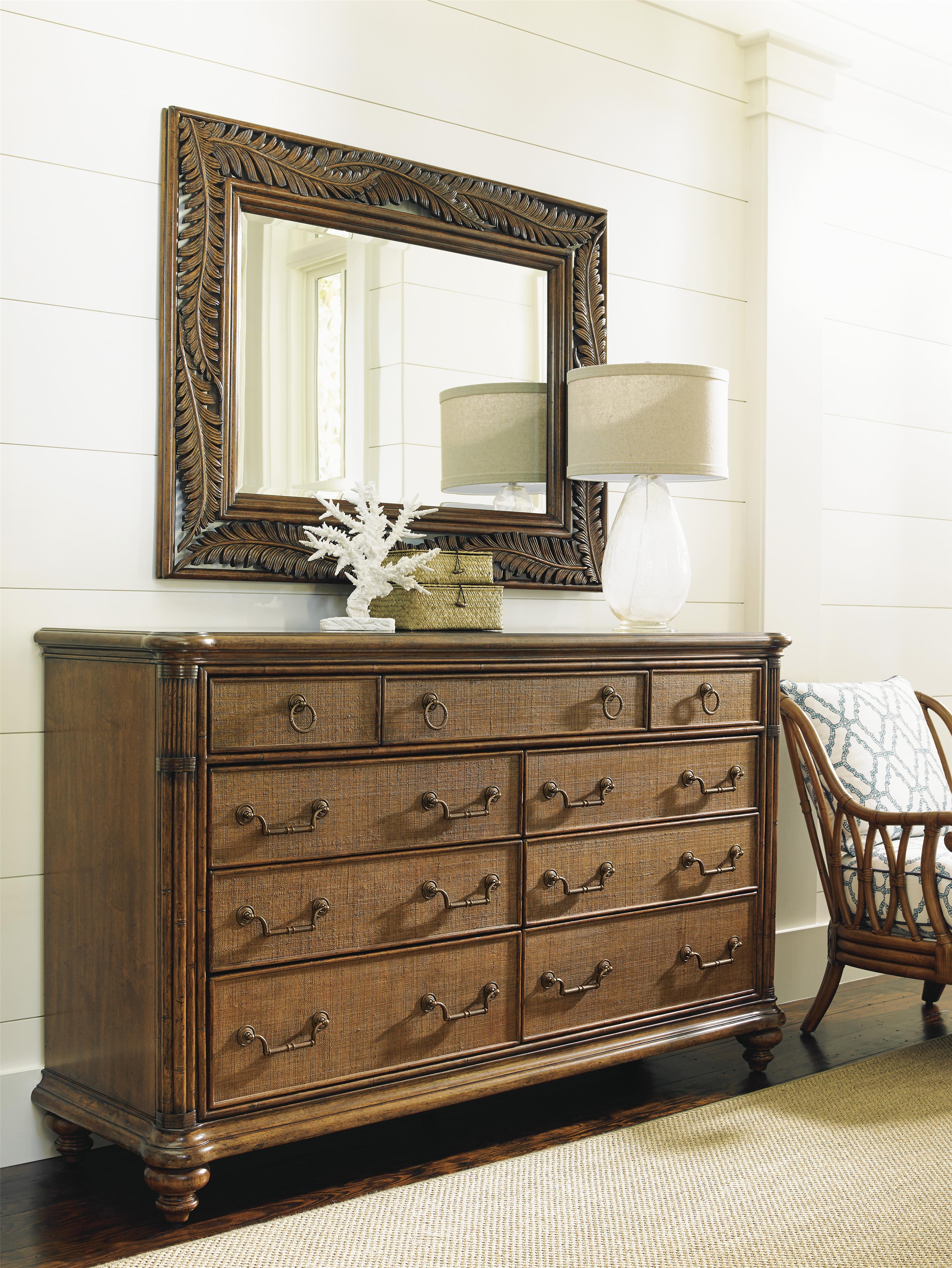 Costa Sera Triple Dresser and Mirror Set