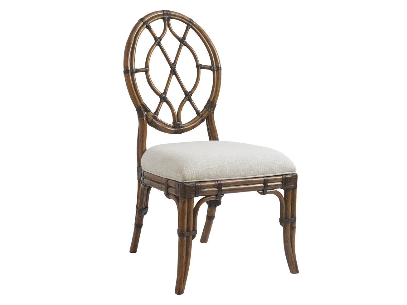 Custom Cedar Key Oval Back Side Chair