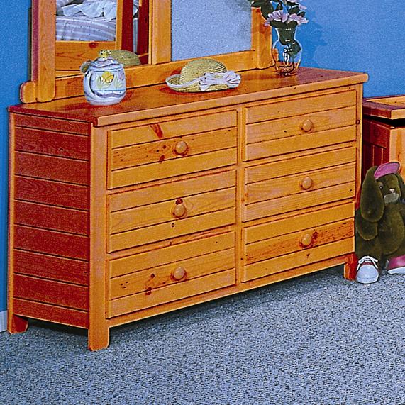 Trendwood Bayview Six Drawer Dresser Conlin's Furniture Dressers