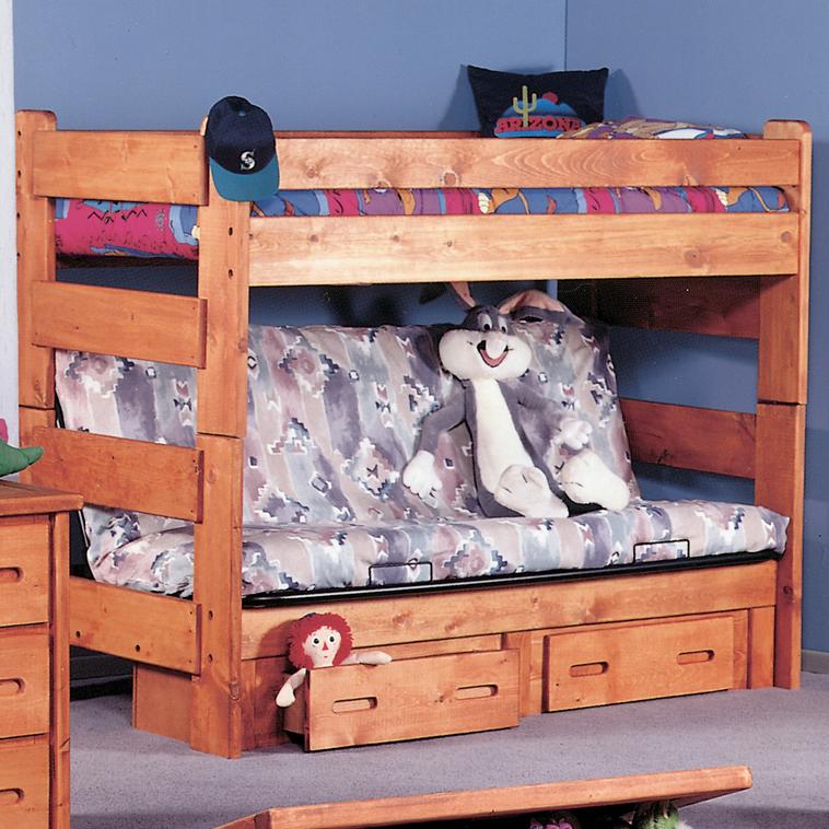 futon bunk bed wood