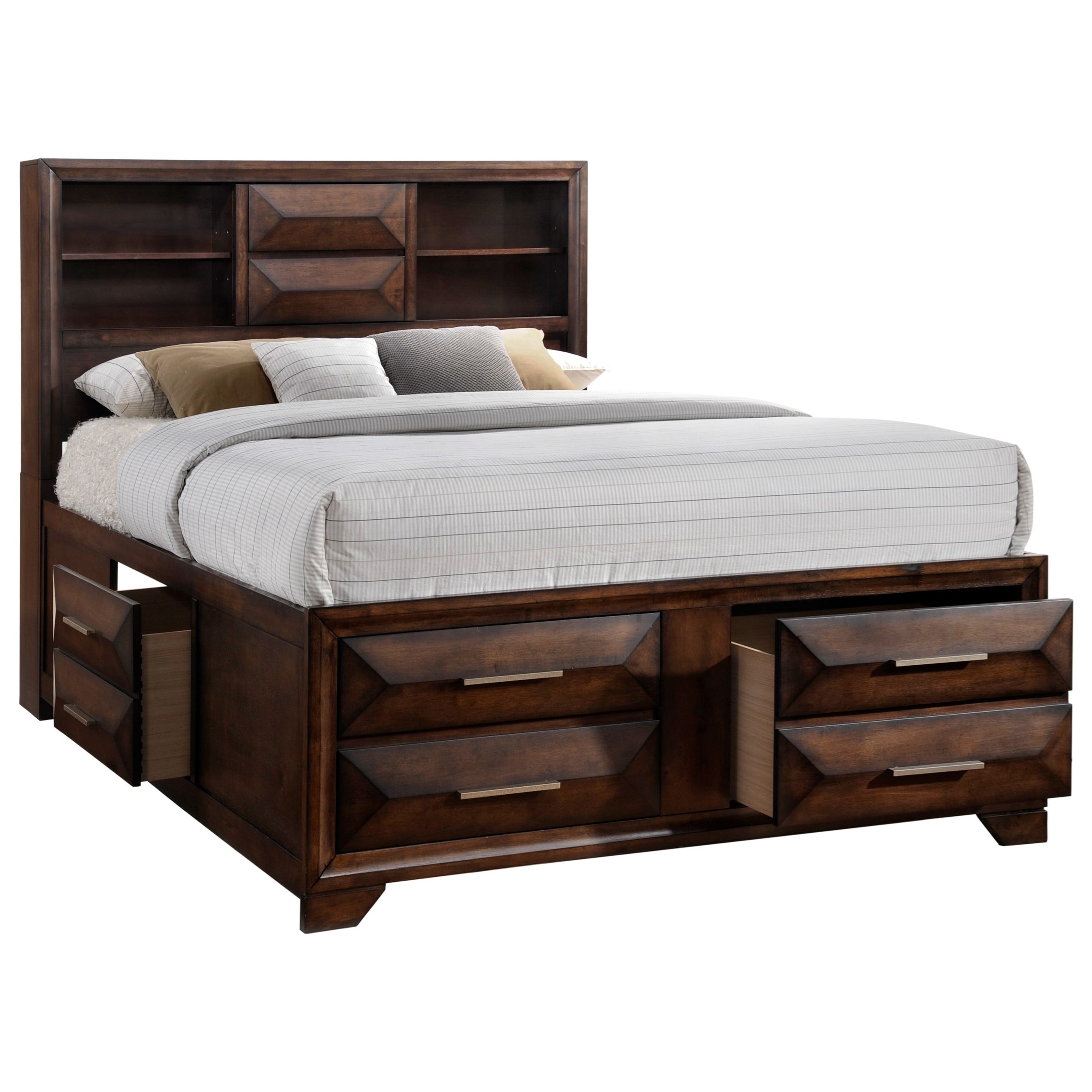 United Furniture Industries Anthem MidCentury Modern Queen Bookcase