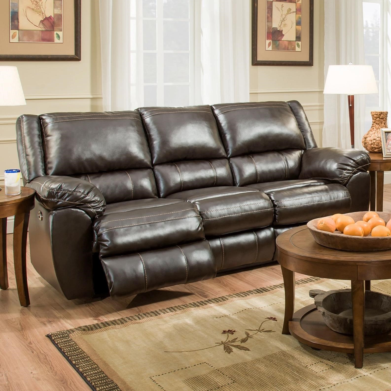 Simmons Upholstery 50433BR 50433BRMOTIONSOFA Double Motion Sofa Dunk