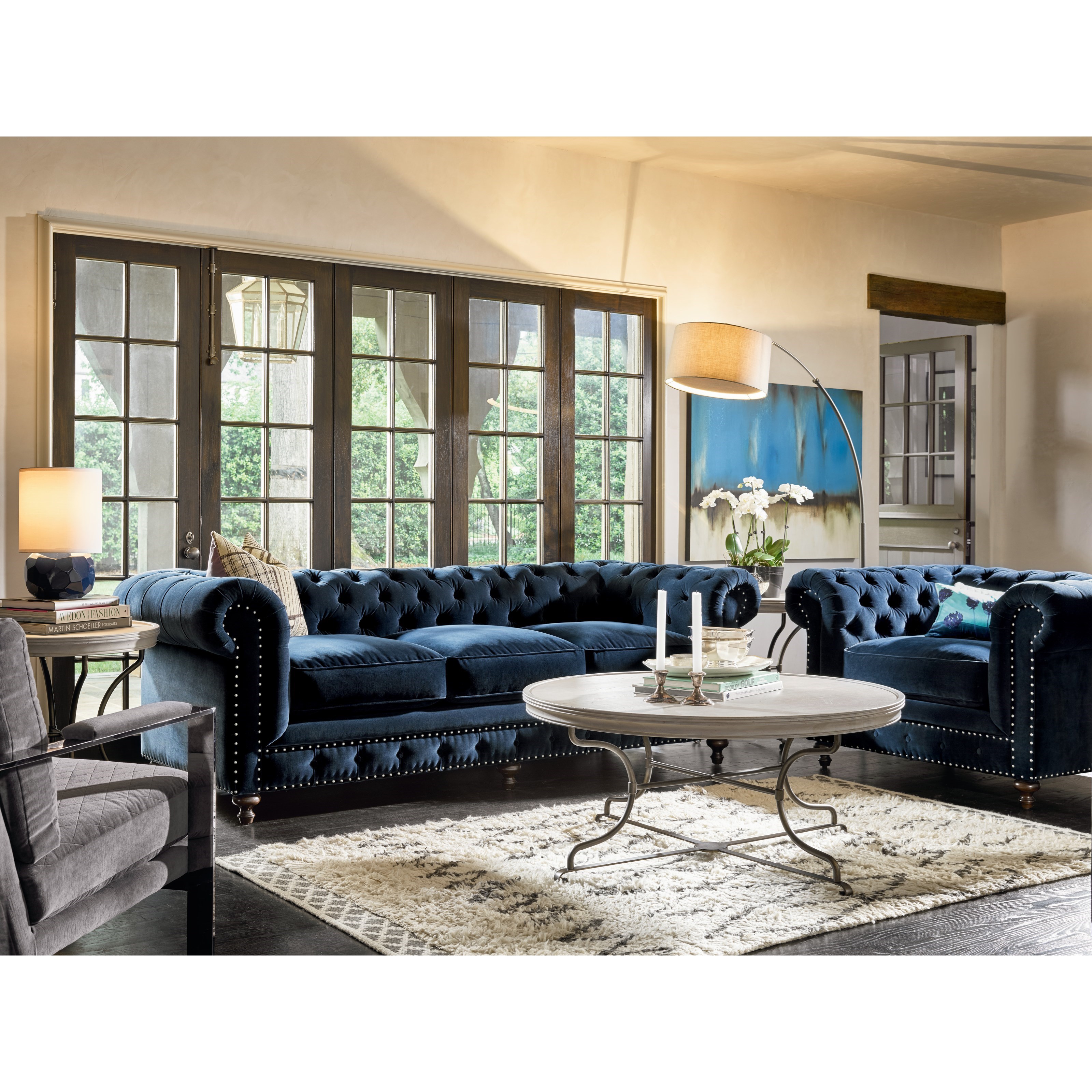 Universal Berkeley Chesterfield Button-Tufted Sofa | Powell's Furniture