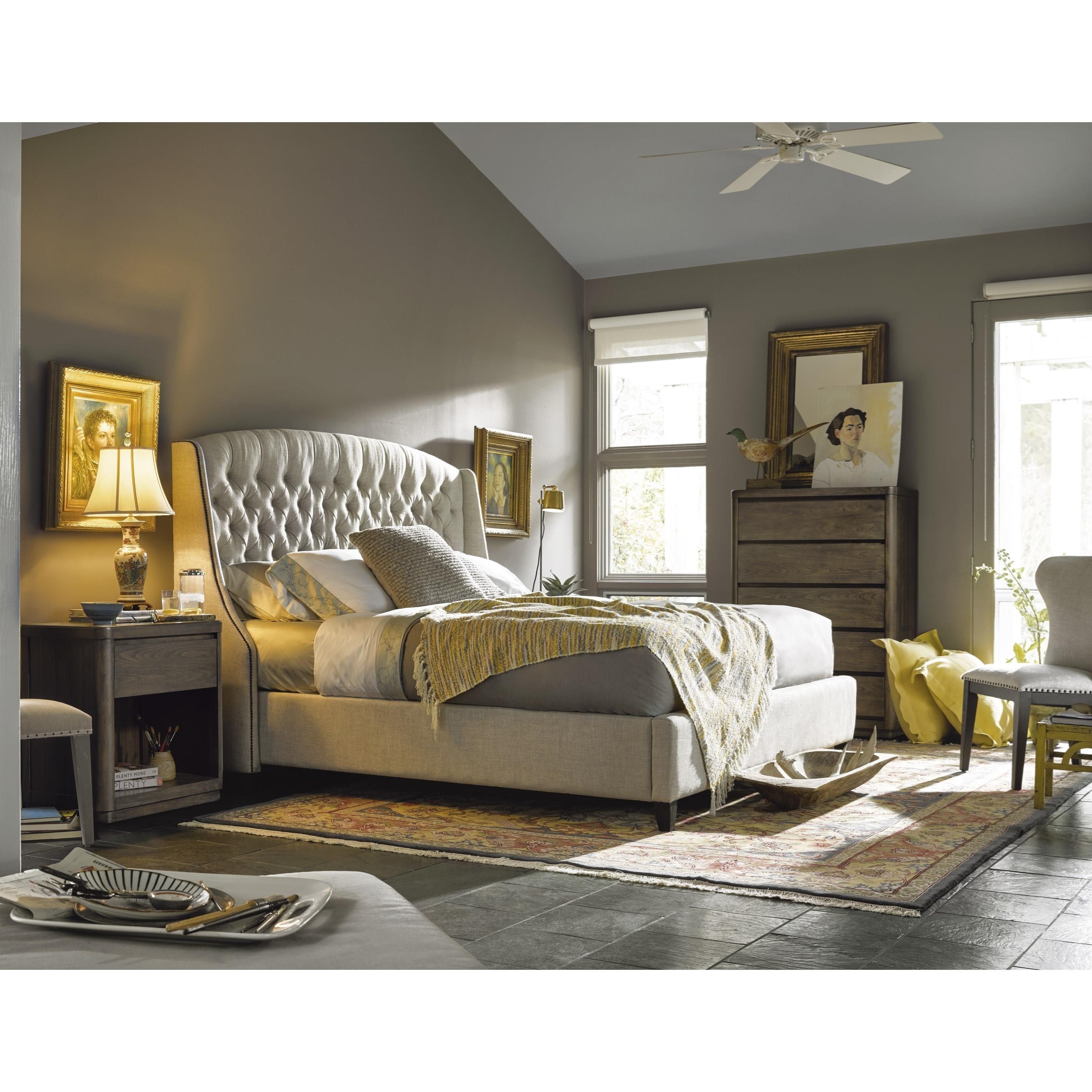 Universal Broadmoore King Storage Bed - 9o67xwg