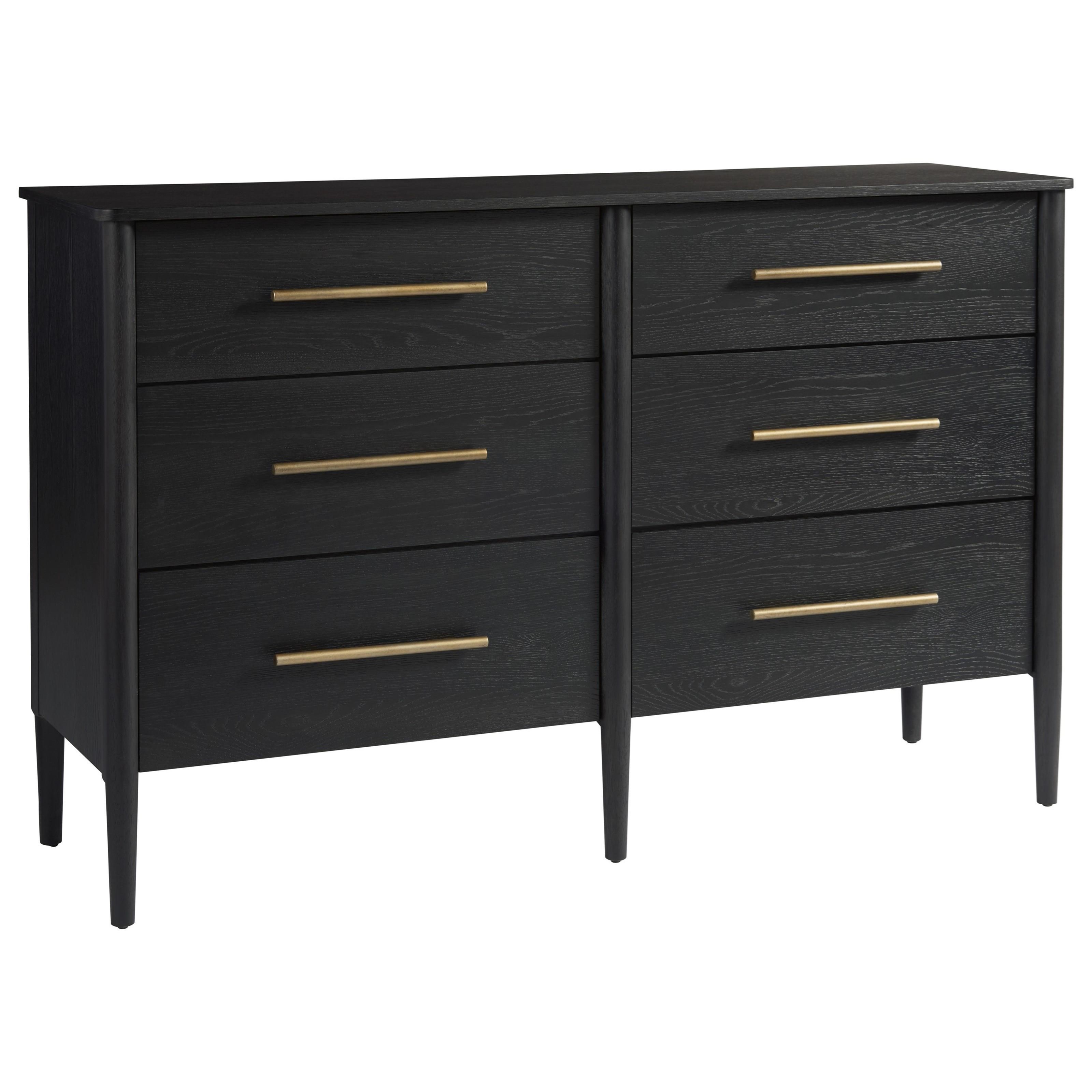 Universal Curated Langley Six Drawer Dresser Suburban Furniture