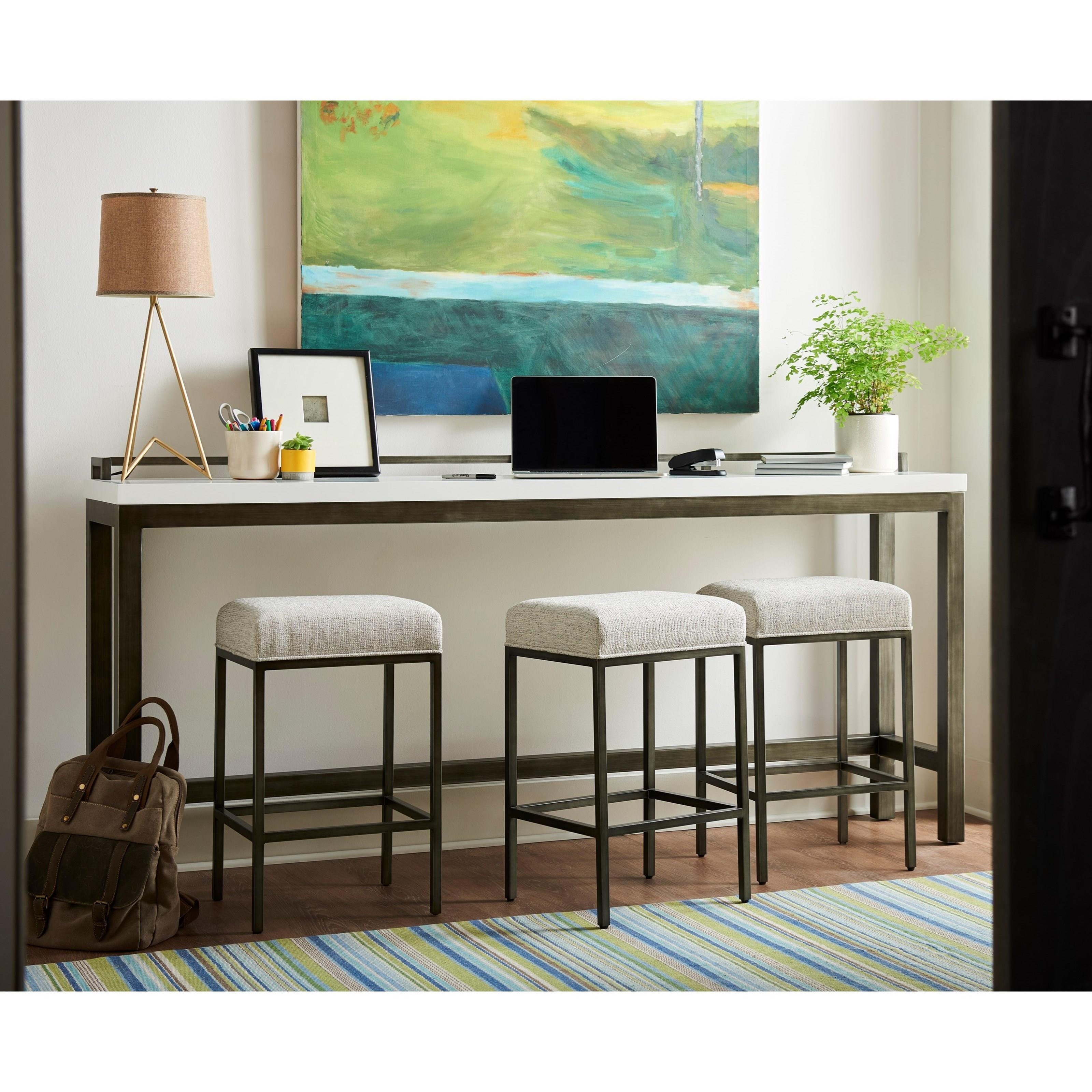 Universal Curated Essence Console Table w/Stools Reeds Furniture