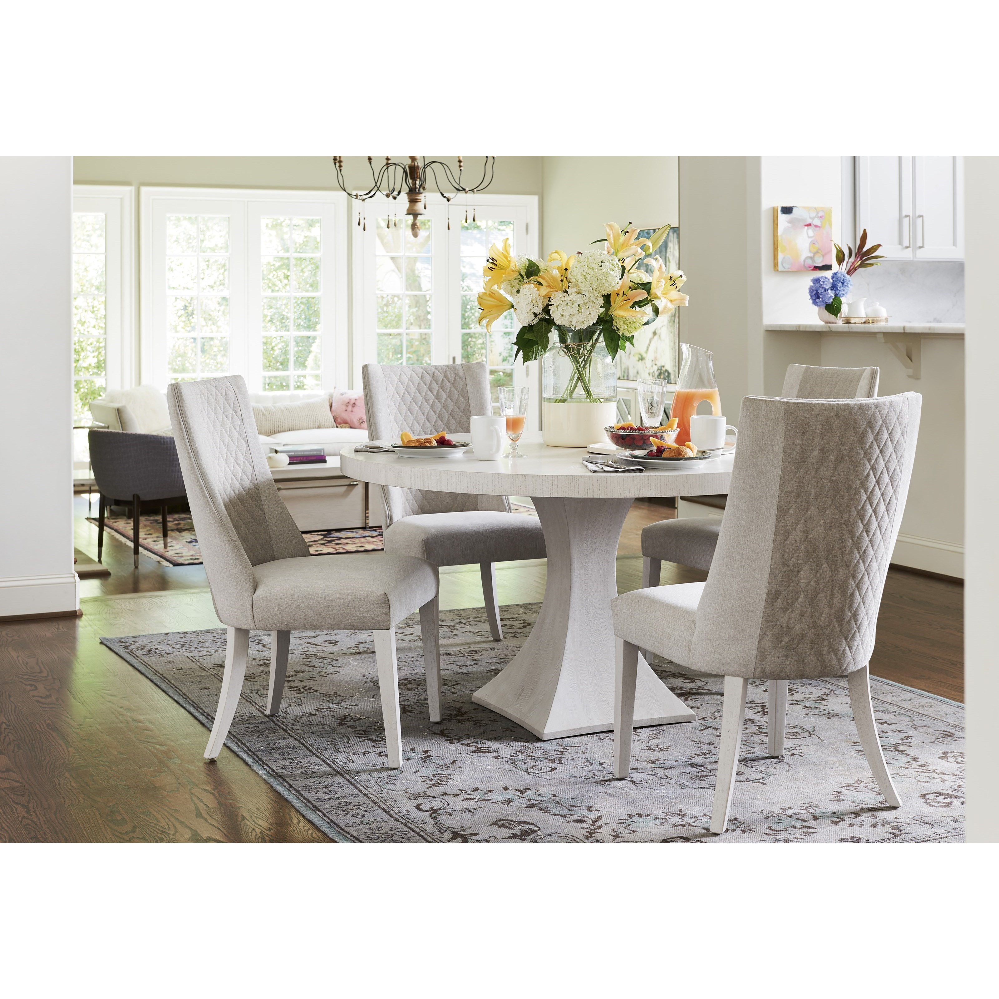 Universal Paradox Contemporary Integrity Round Dining Table Wayside