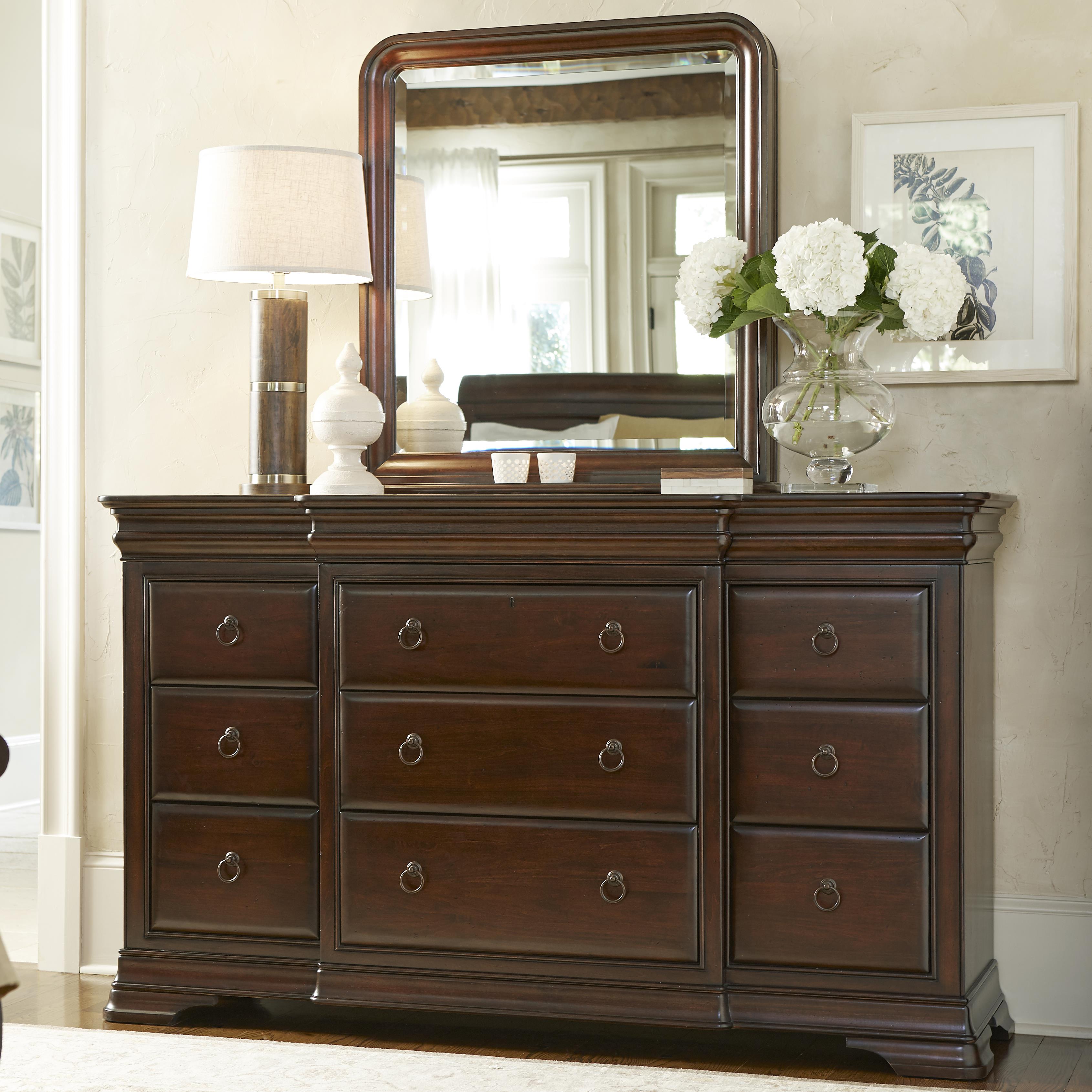 O'Connor Designs Reprise Dresser and Storage Mirror Set Sprintz