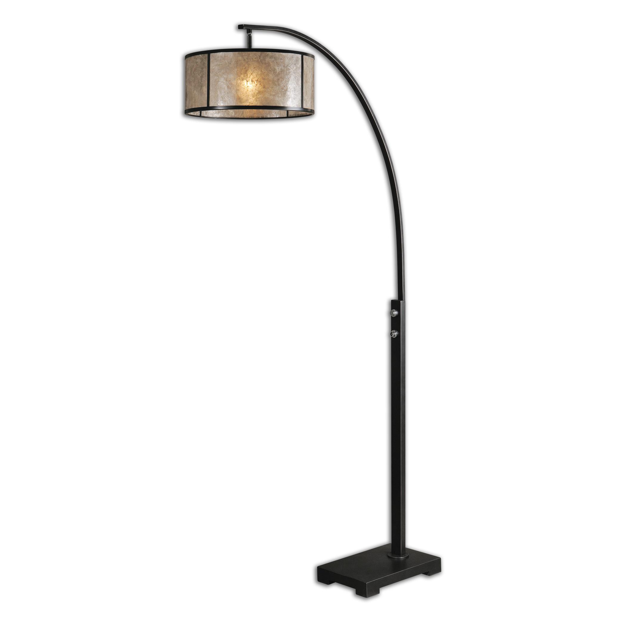 Uttermost Floor Lamps Cairano Drum Shade Floor Lamp ...