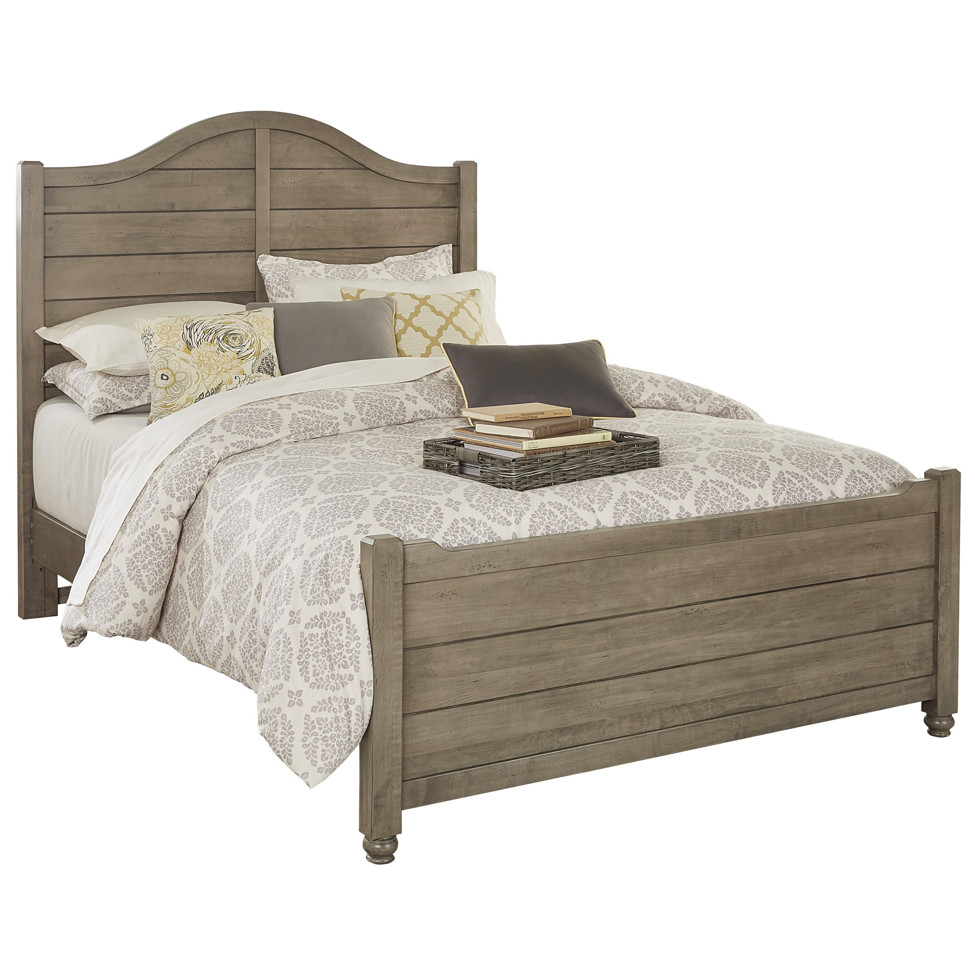 Vaughan Bassett American Maple Solid Wood Twin Shiplap Bed ... Vaughan Bassett Amer