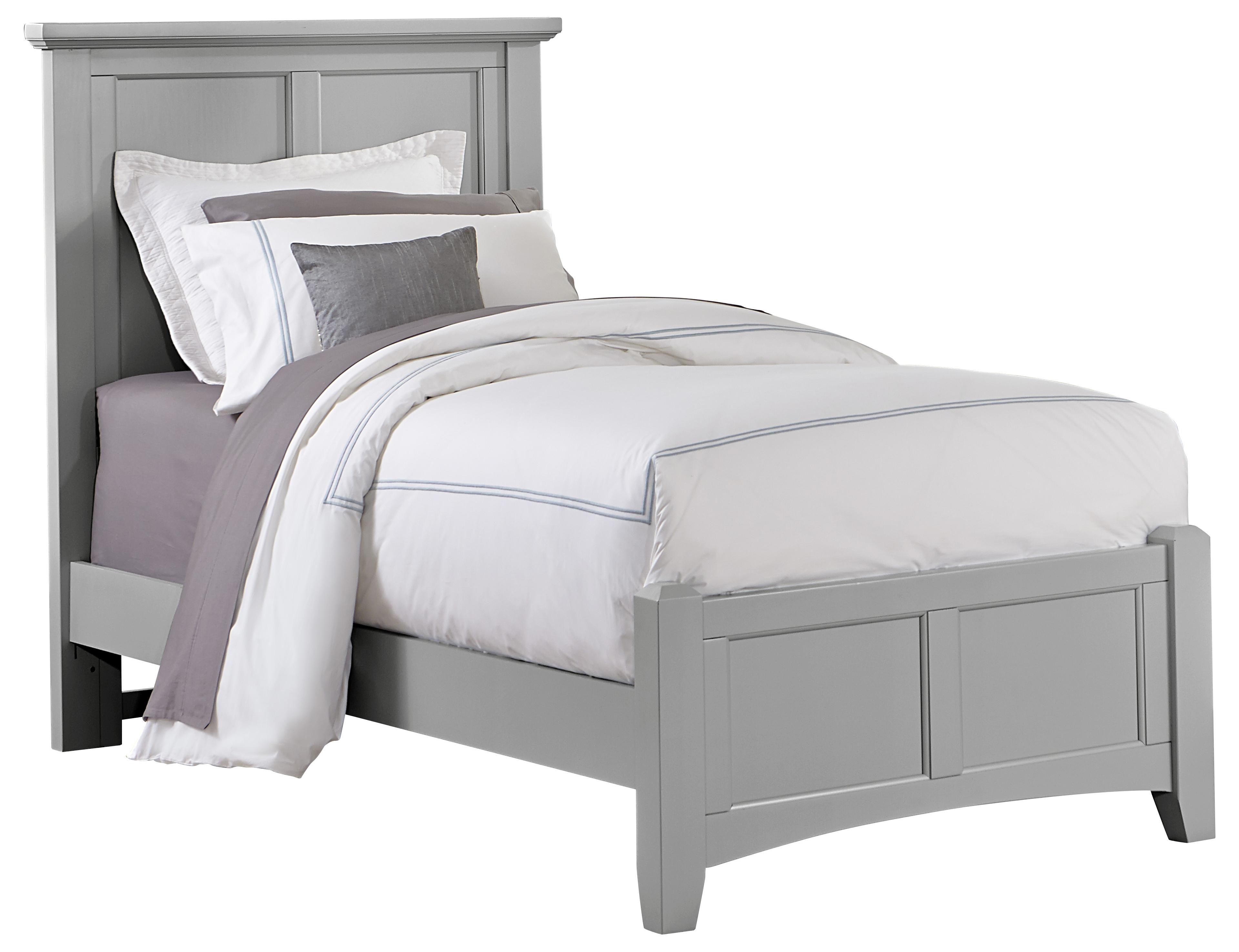 Vaughan Bassett Bonanza Twin Mansion Bed with Low Profile Footboard