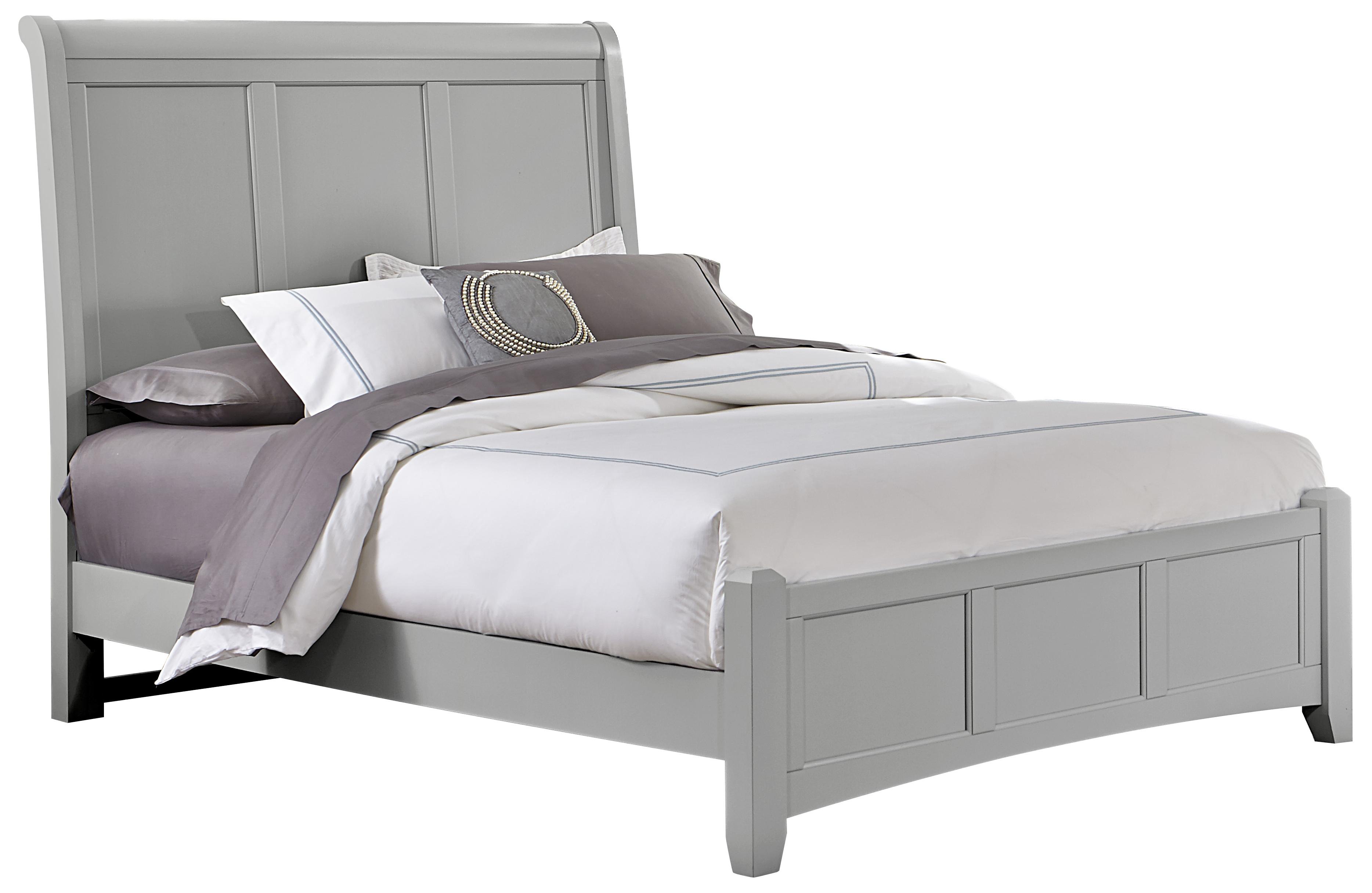 Vaughan Bassett Bonanza Queen Sleigh Bed with Low Profile Footboard