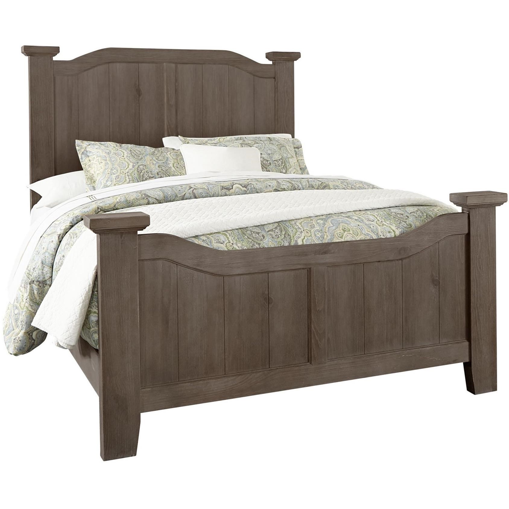 Vaughan Bassett Sawmill Transitional King Arch Bed Lindy's Furniture