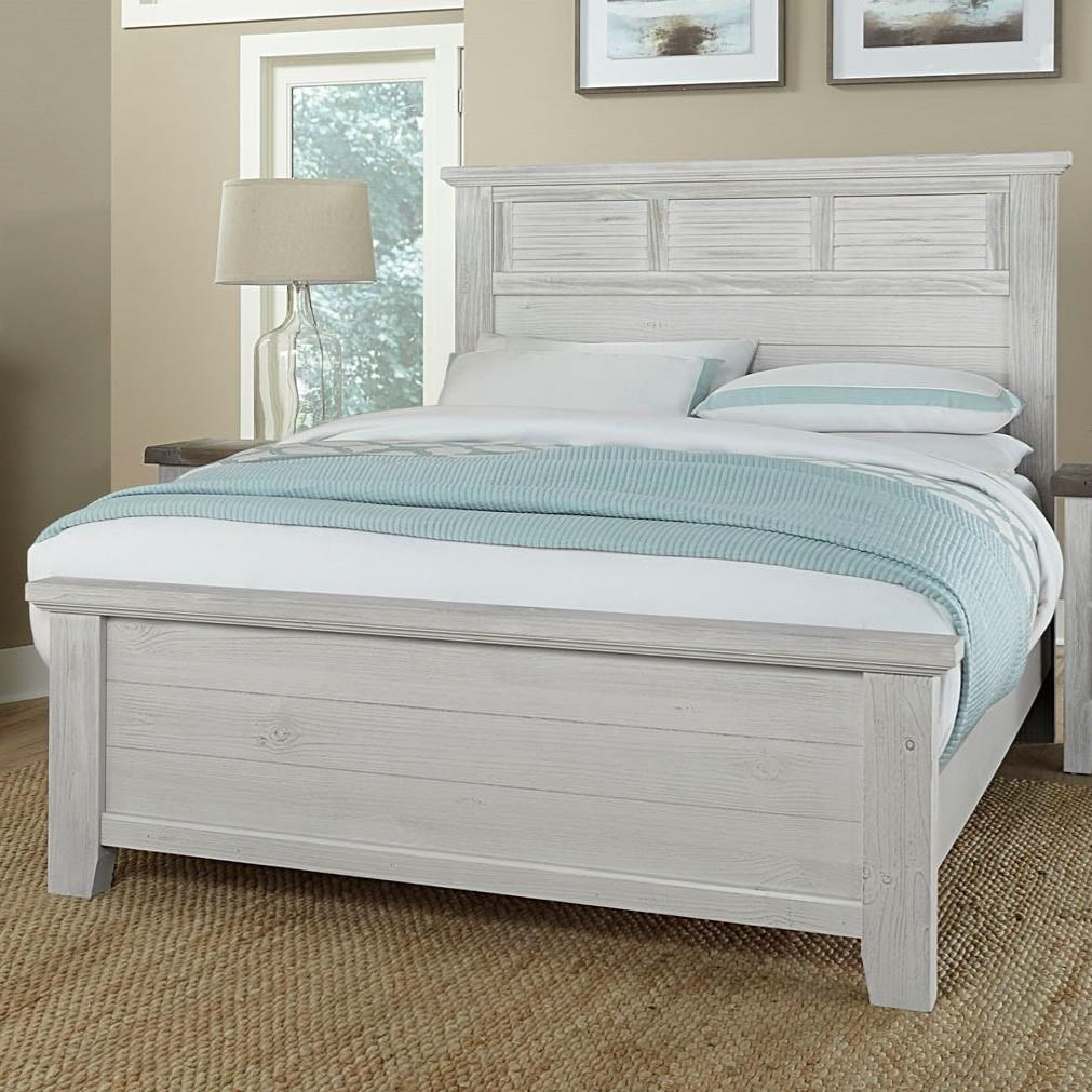 Vaughan Bassett Sawmill Transitional King Louver Bed Lindy's