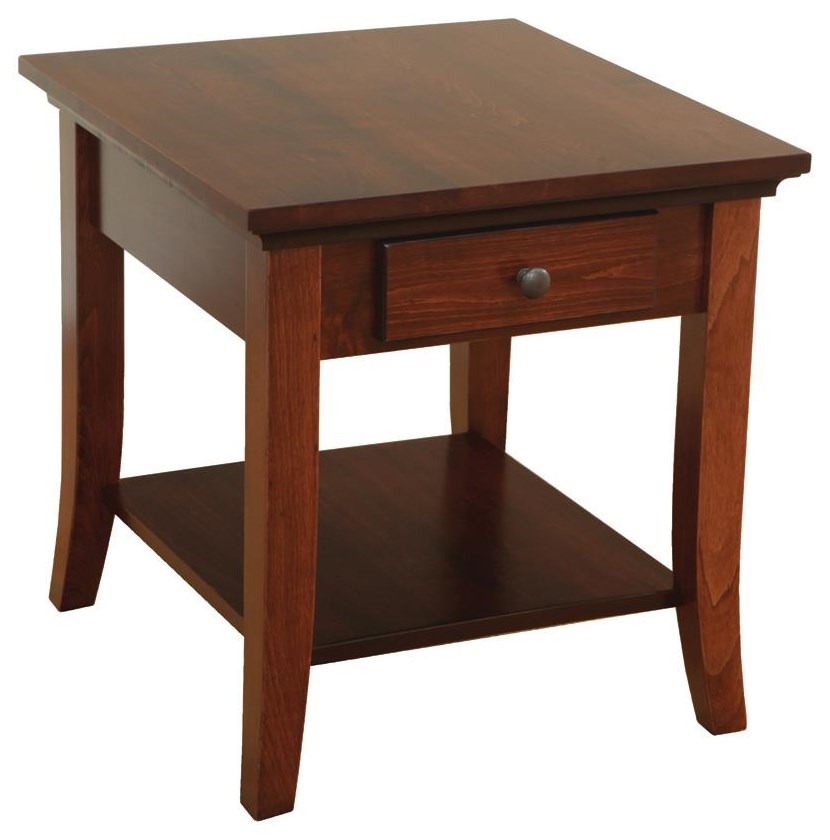 Hopewood Carlisle Shaker End Table Wayside Furniture End Tables