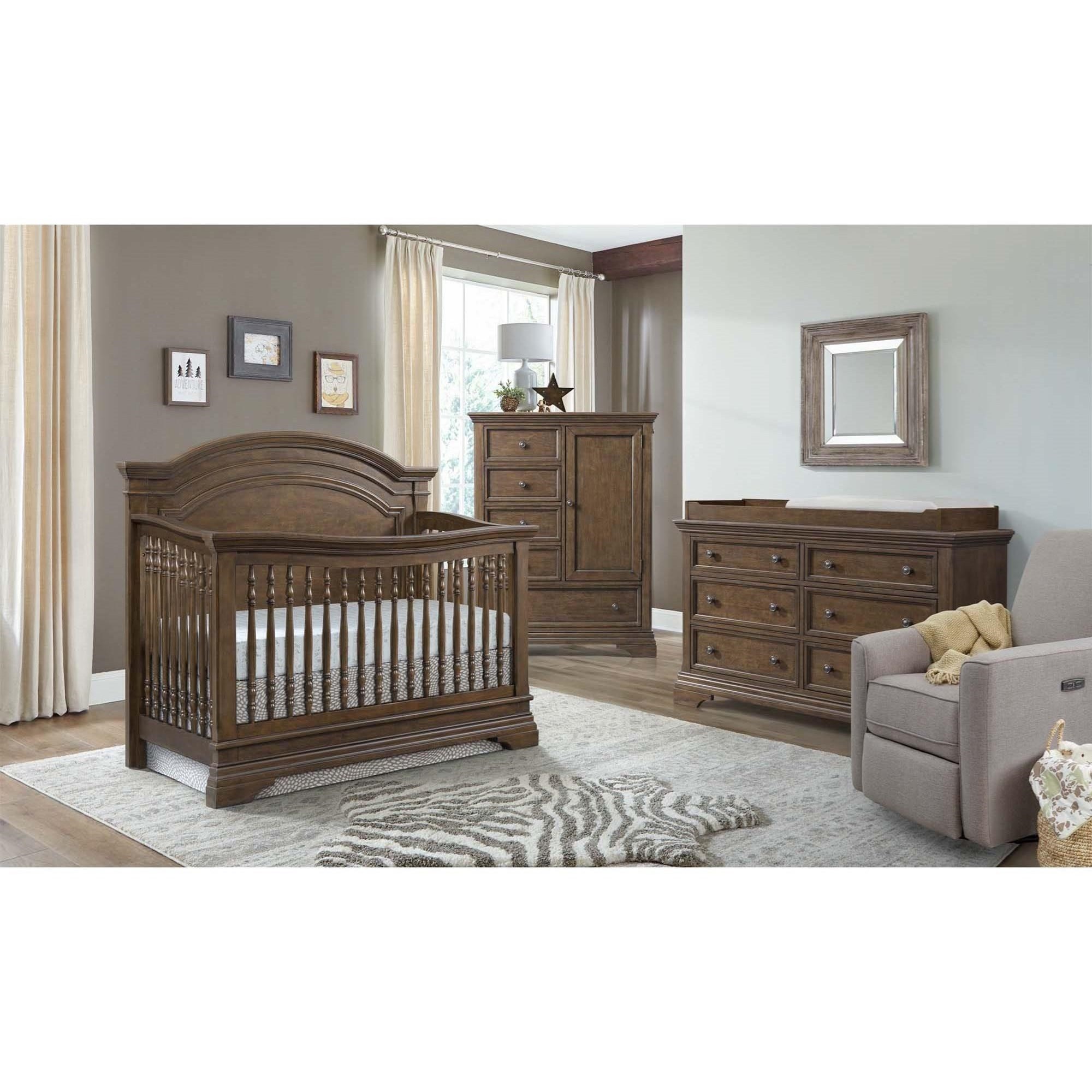 Westwood Design Olivia Traditional Arch Top Convertible Crib Sheely's Furniture & Appliance