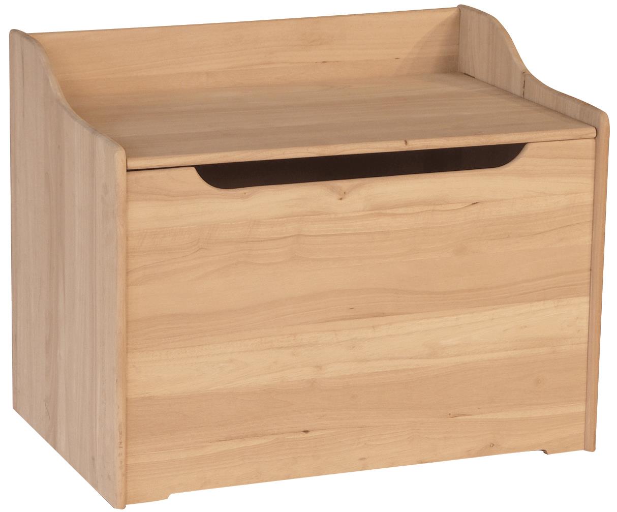 Whitewood Juvenile Kid's Storage Bench/Chest Lindy's Furniture