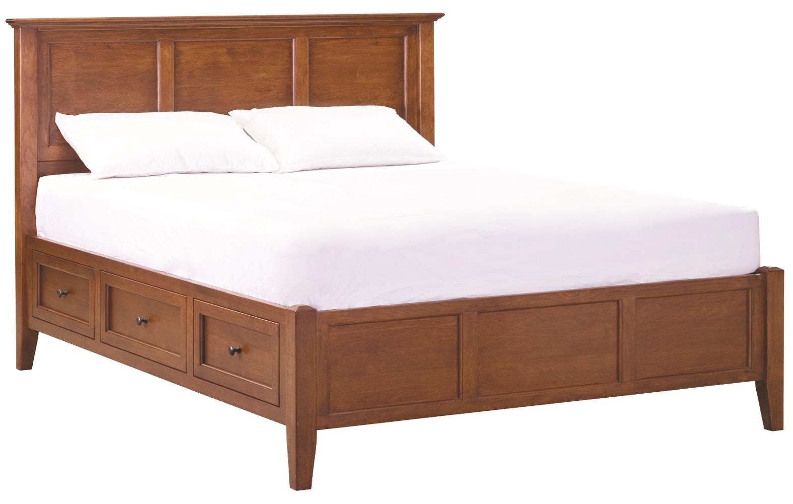 Whittier Wood McKenzie King Storage Bed HomeWorld Furniture