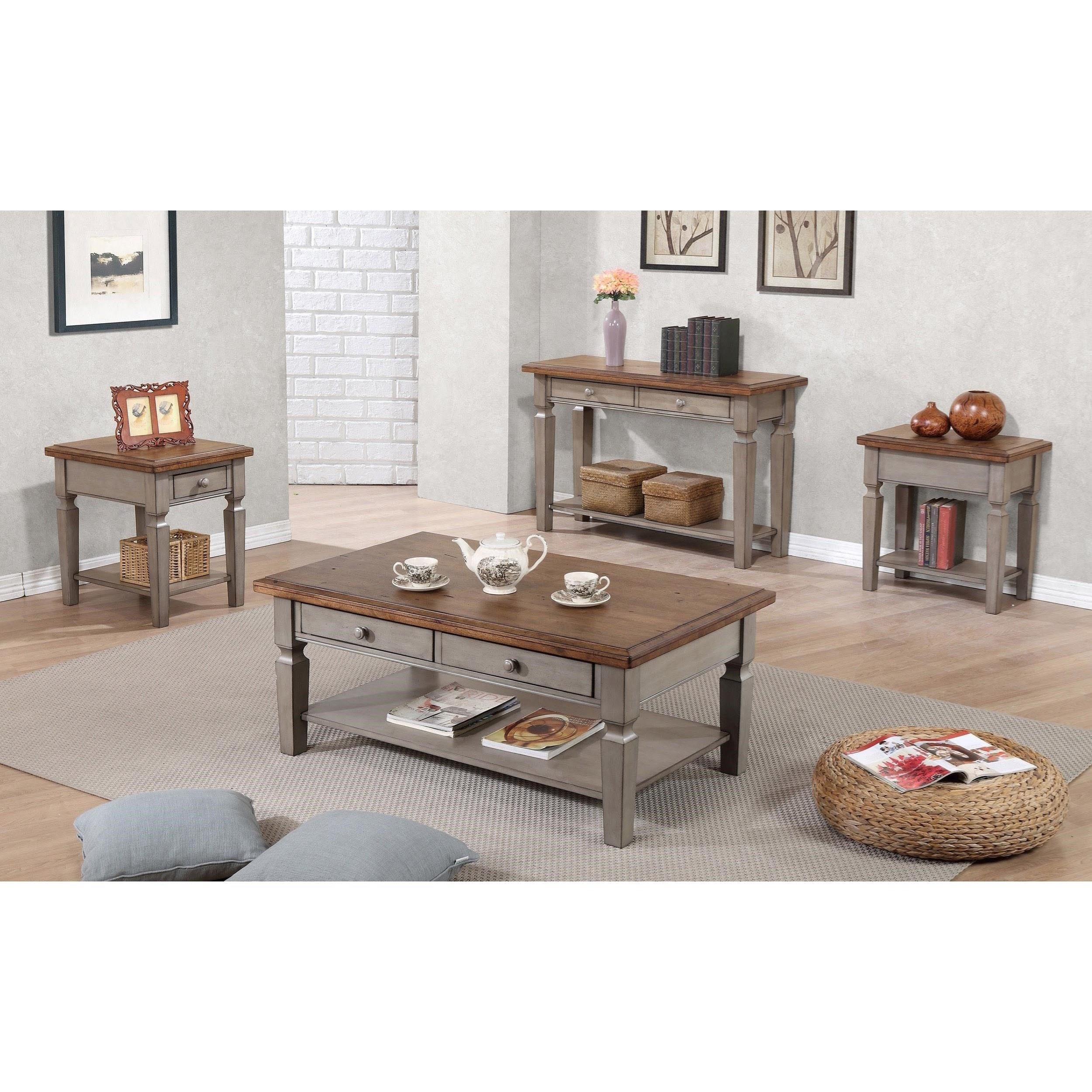 Winners Only Barnwell 48" Coffee Table with Shelf Conlin's Furniture