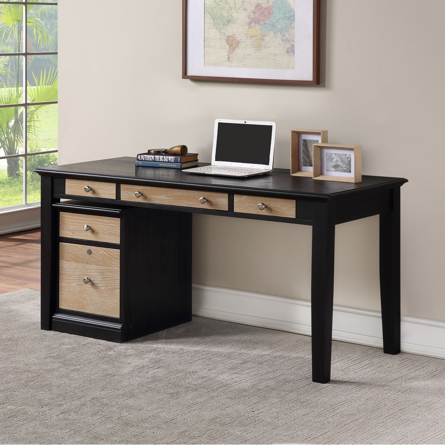 Winners Only Berkeley Contemporary 60" Table Desk with DropFront