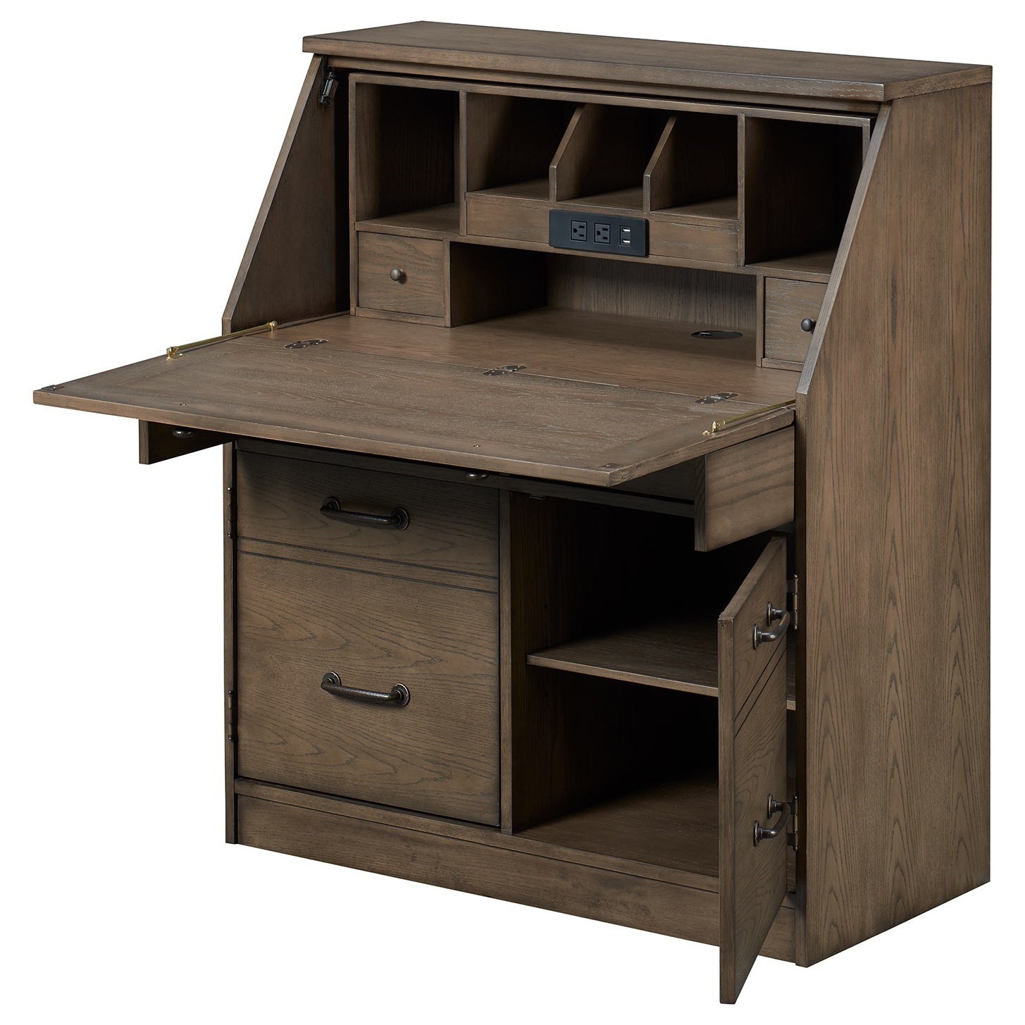 Winners Only Eastwood Transitional 36" Computer Armoire with Locking File Sheely's