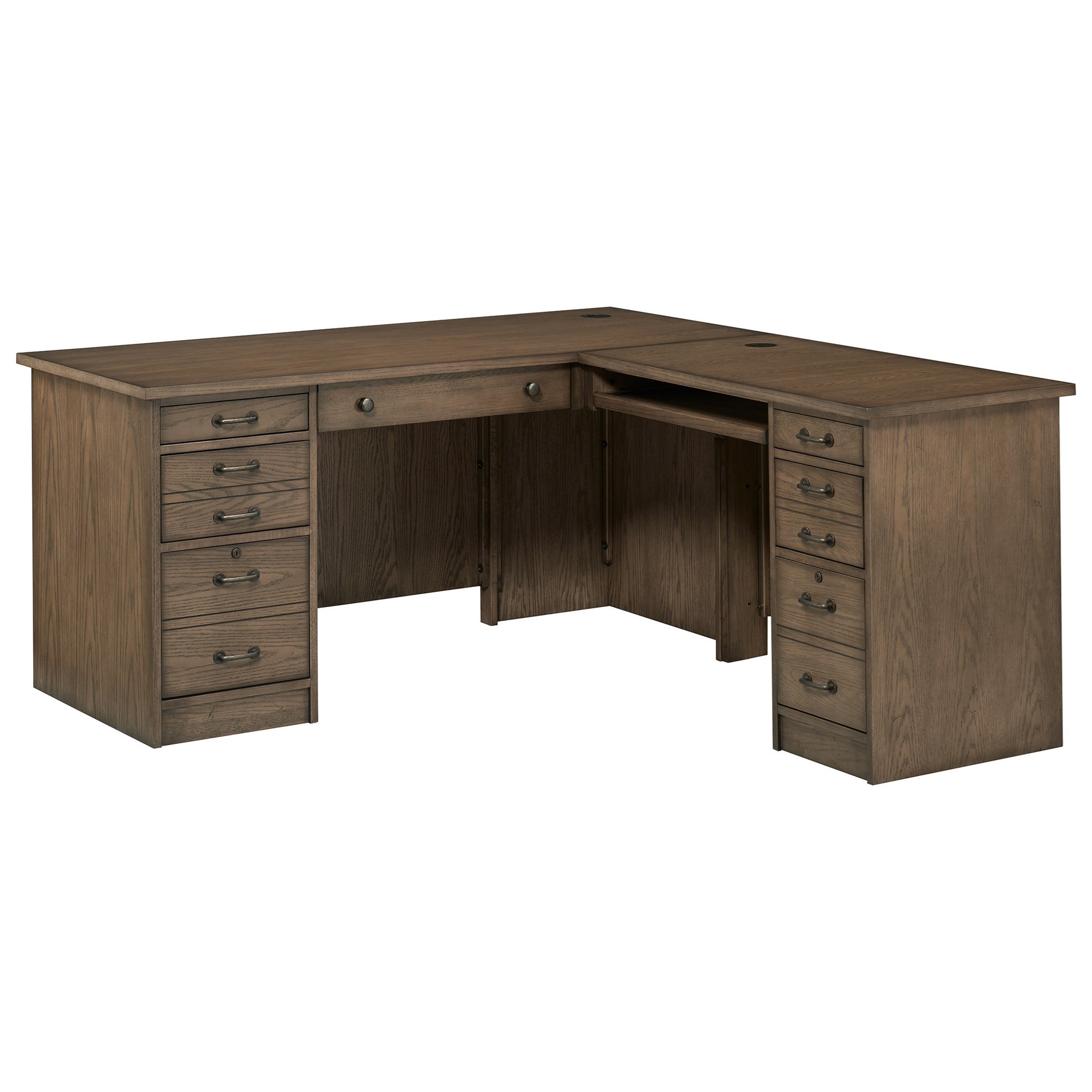 Desk With Locking File 54 Oak Deluxe Executive Rolltop Desk