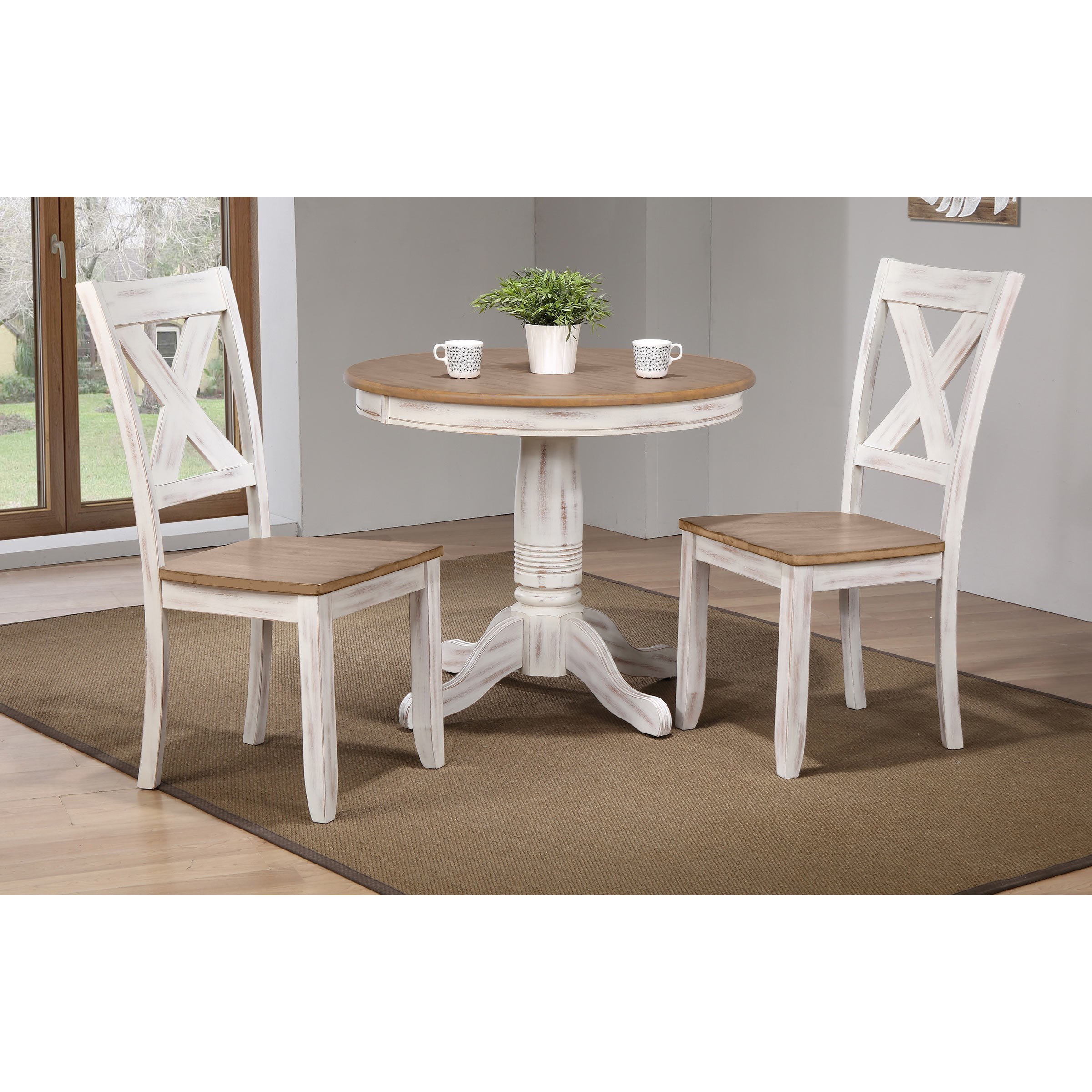 Winners Only Prescott Rustic 36" Pedestal Table Conlin's Furniture