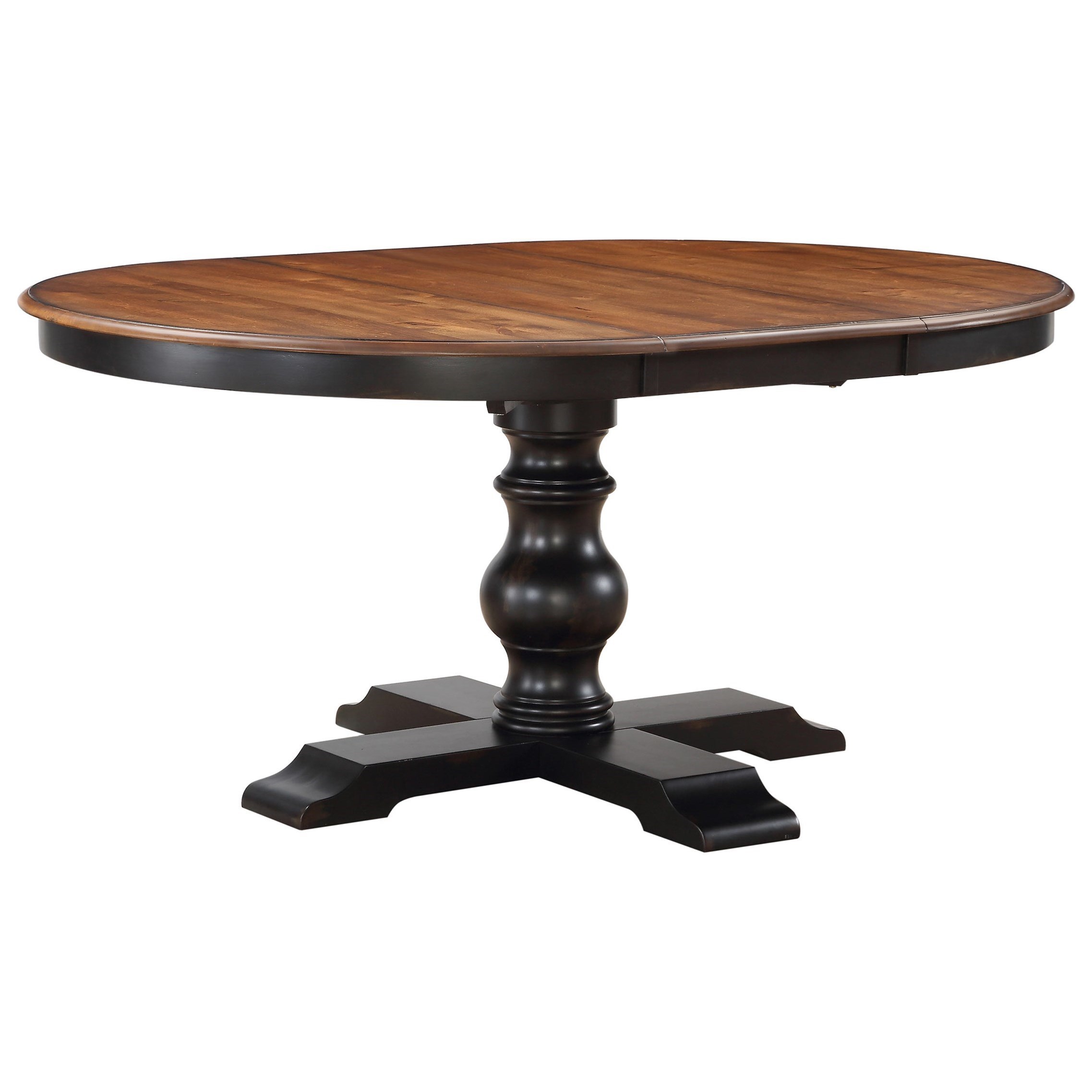 Winners Only Torrance Casual Oval Dining Table with 18" Leaf Reeds