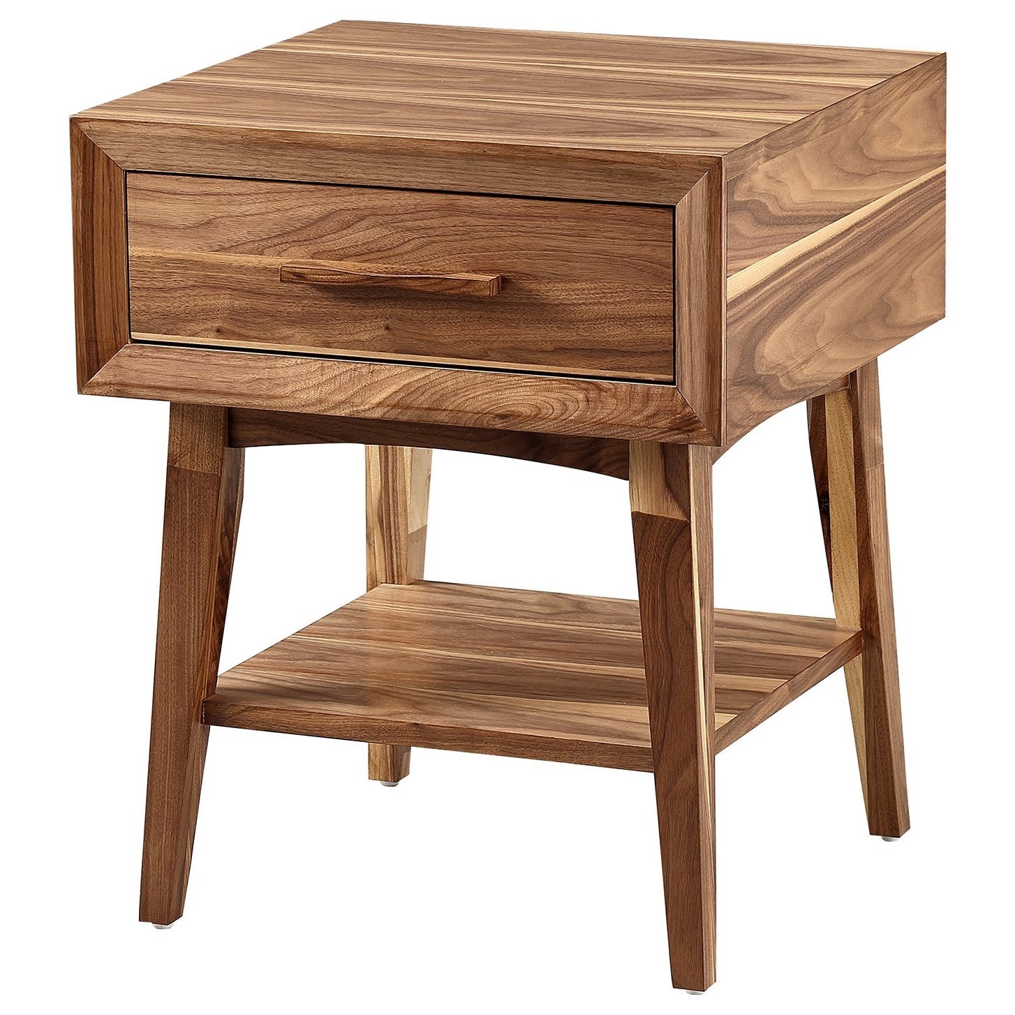 Winners Only Venice Contemporary Nightstand with 1 Full Extension Drawer Conlin's Furniture